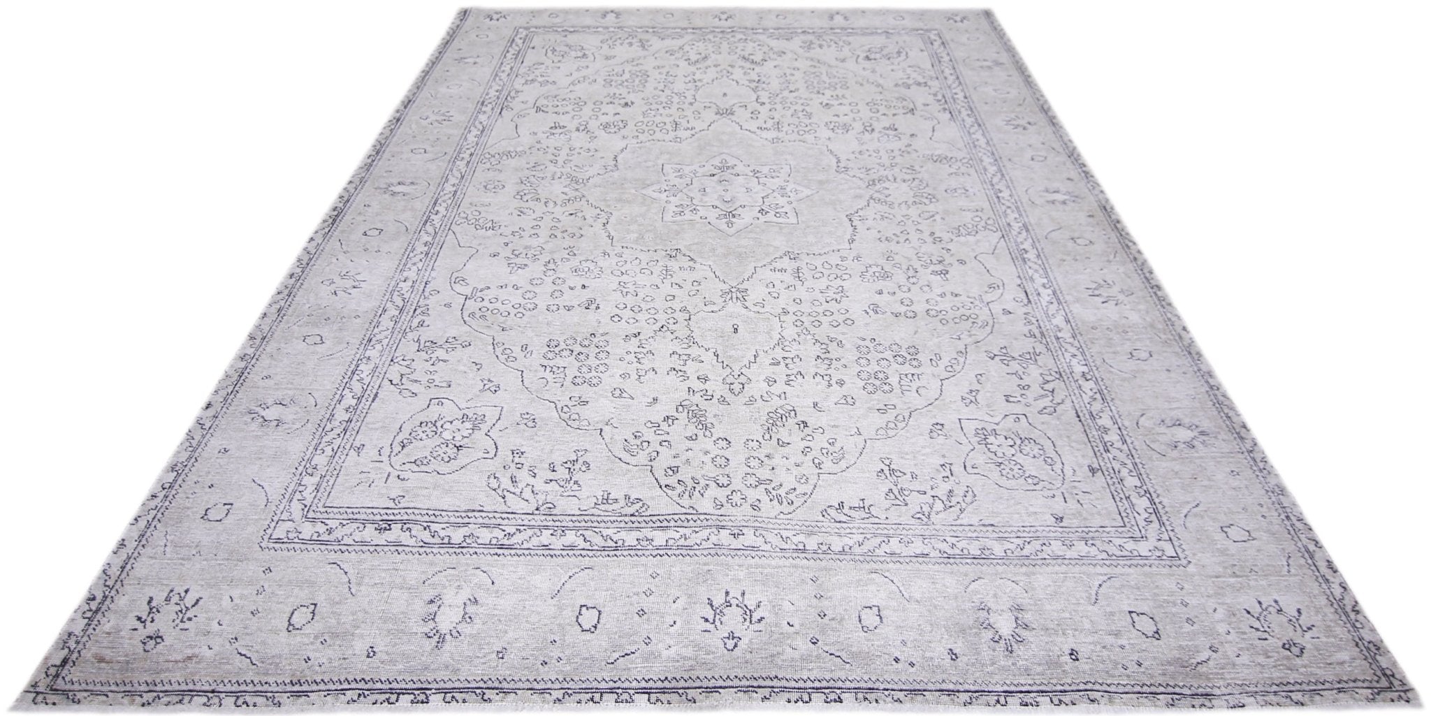 Handmade Vintage Persian Tabriz Rug | 333 x 243 cm | 10'11" x 8' - Najaf Rugs & Textile