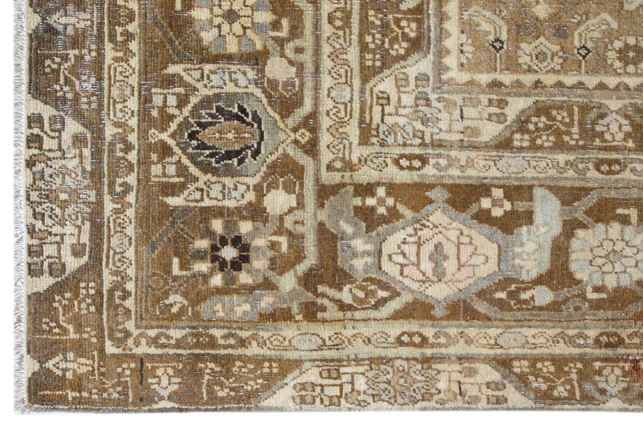 Handmade Vintage Persian Tabriz Rug | 333 x 250 cm | 10'11" x 8'2" - Najaf Rugs & Textile