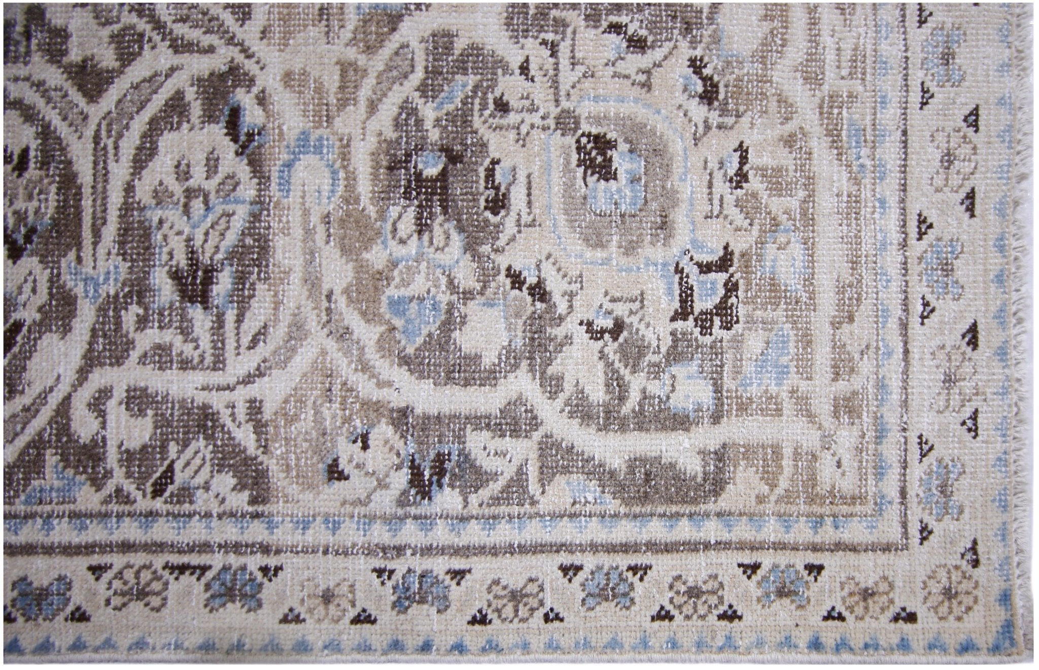 Handmade Vintage Persian Tabriz Rug | 341 x 236 cm | 11'2" x 7'9" - Najaf Rugs & Textile