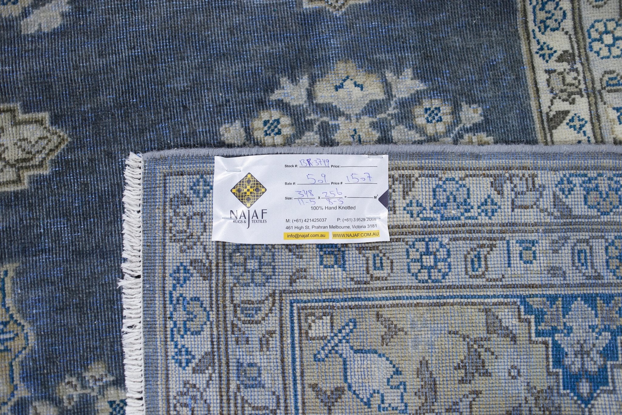 Handmade Vintage Persian Tabriz Rug | 348 x 256 cm | 11'5" x 8'5" - Najaf Rugs & Textile