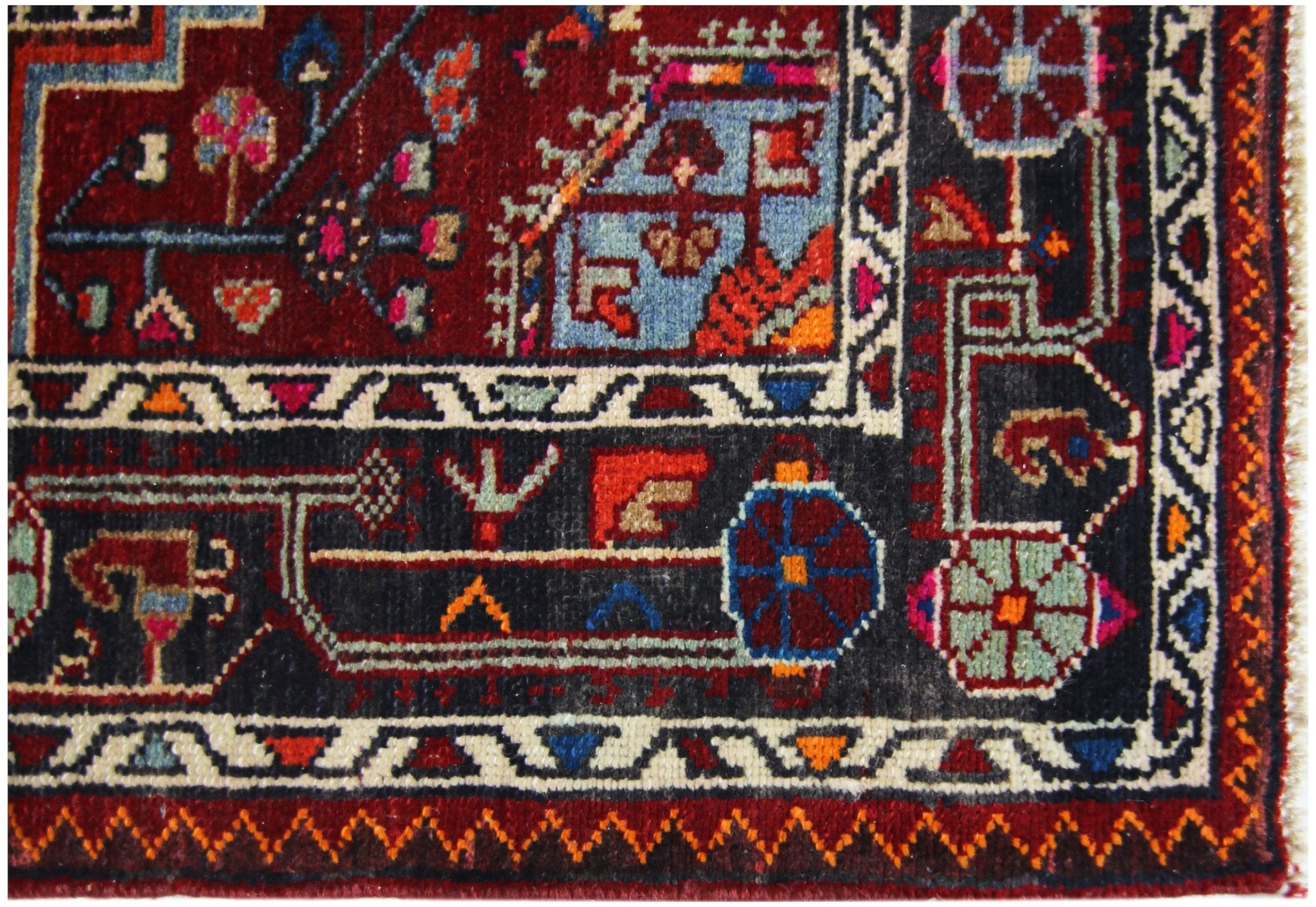 Handmade Vintage Persian Toyserkan Rug | 166 x 107 cm | 5'5" x 3'6" - Najaf Rugs & Textile