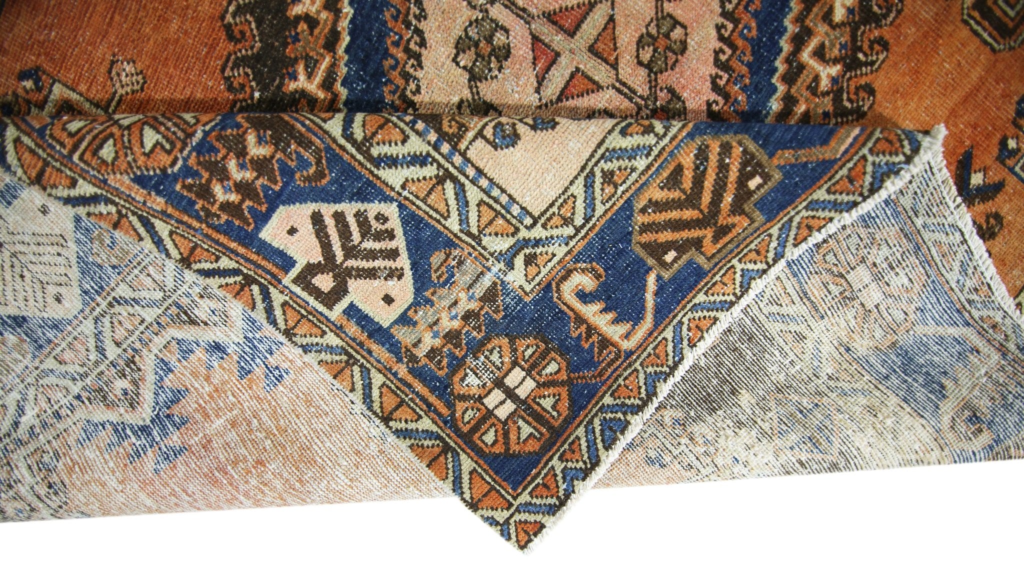 Handmade Vintage Persian Viss Rug | 317 x 210 cm | 10'5" x 6'11" - Najaf Rugs & Textile