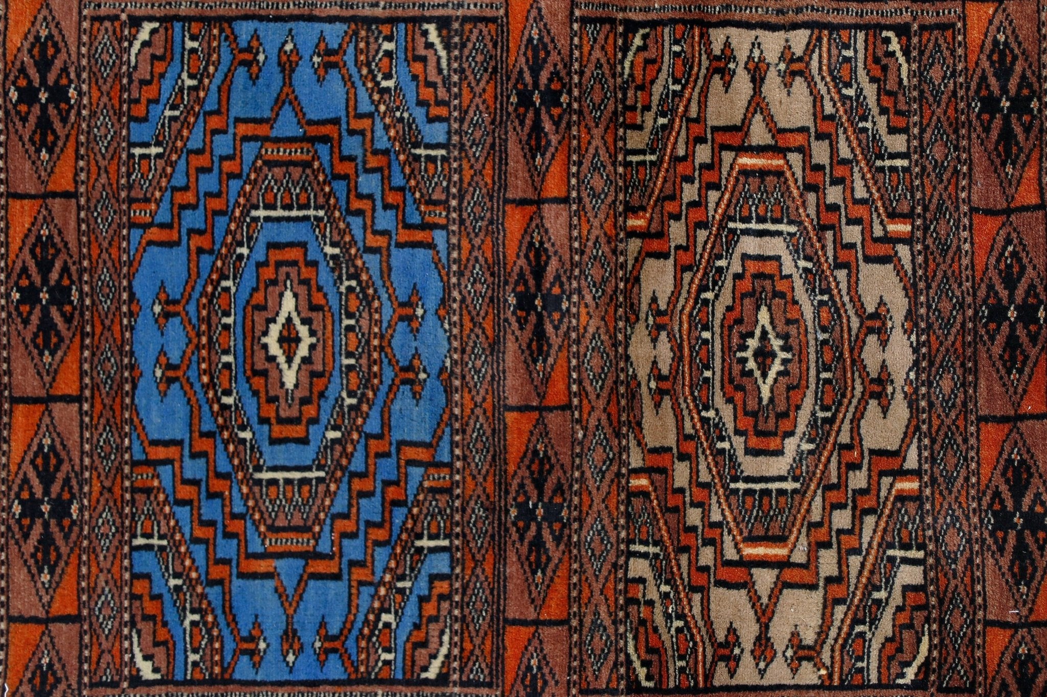 Handmade Vintage Princess Bokhara Hallway Runner | 147 x 64 cm | 4'10" x 2'1" - Najaf Rugs & Textile