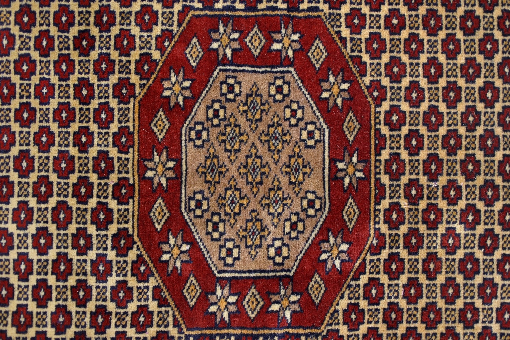 Handmade Vintage Princess Bokhara Hallway Runner | 182 x 61 cm | 5'11" x 2' - Najaf Rugs & Textile