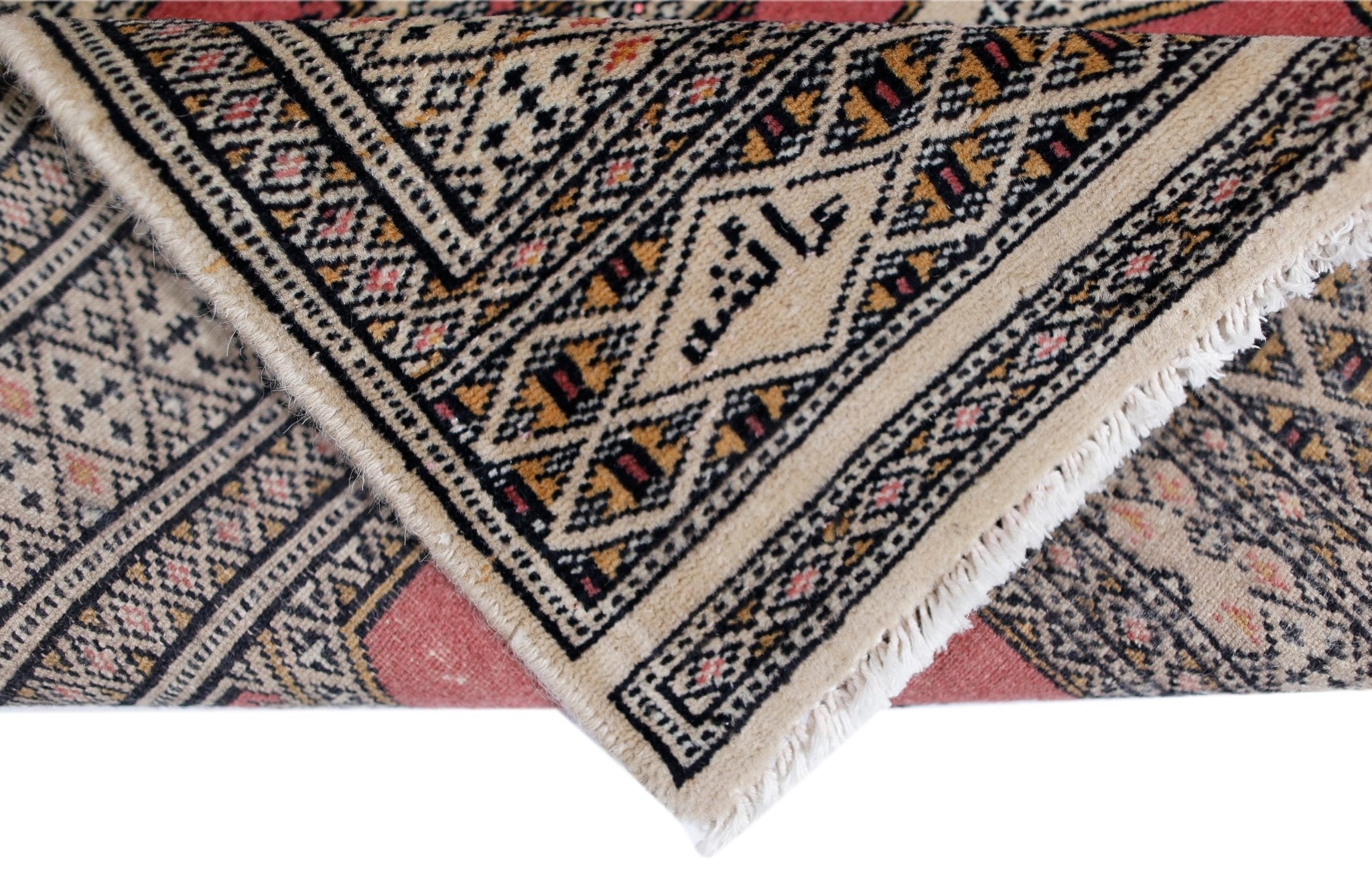 Handmade Vintage Princess Bokhara Hallway Runner | 277 x 78 cm | 9'1" x 2'7" - Najaf Rugs & Textile