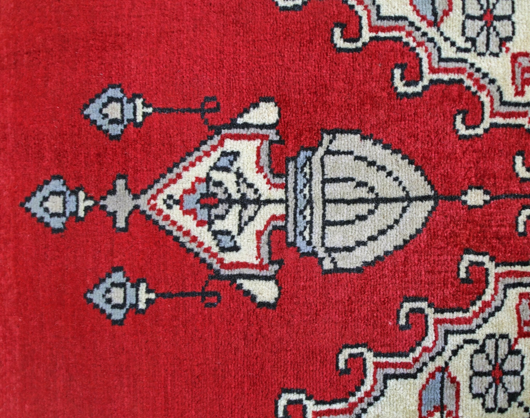 Handmade Vintage Princess Bokhara Prayer Rug | 149 x 92 cm | 4'11" x 3' - Najaf Rugs & Textile