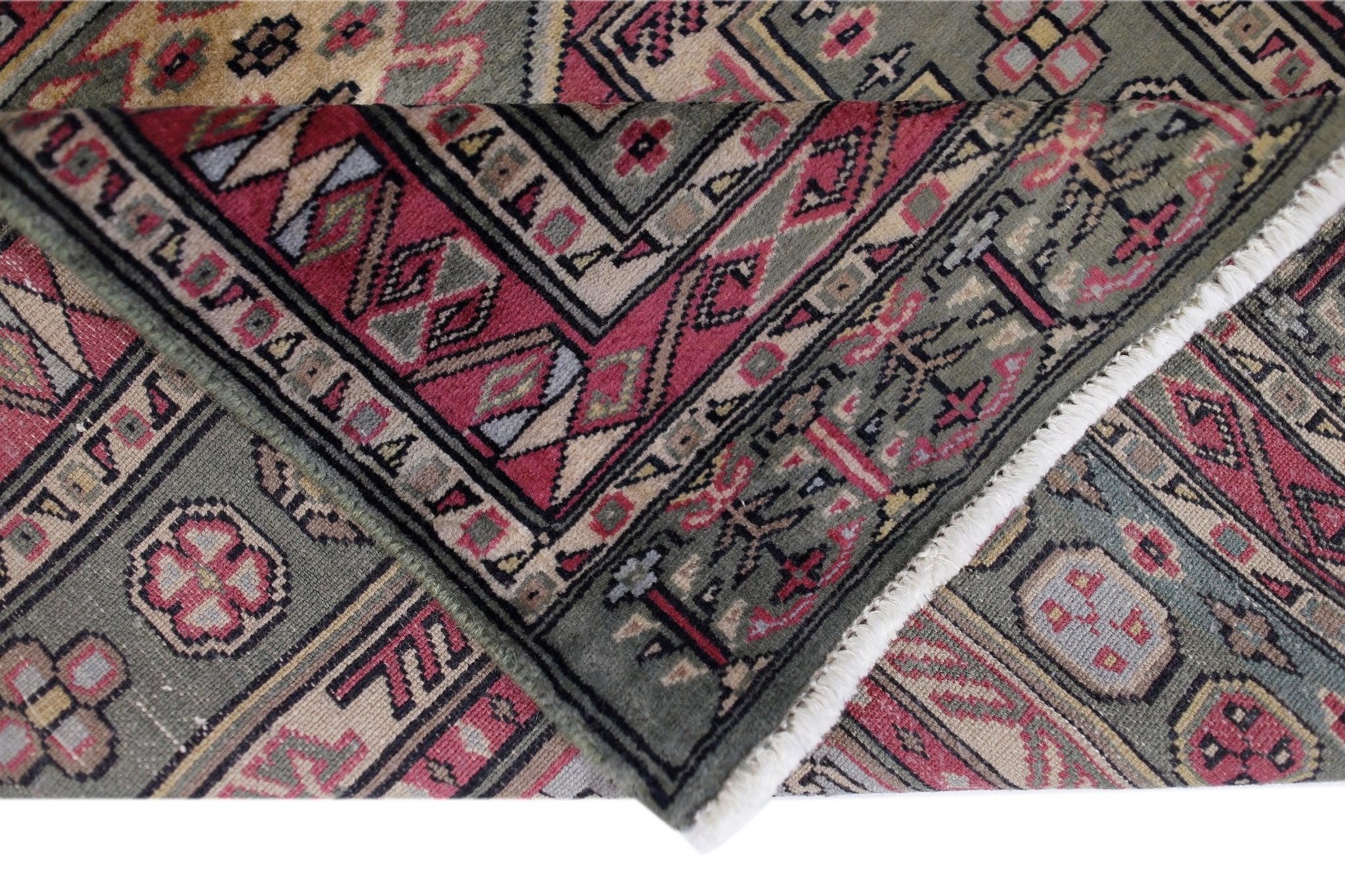 Handmade Vintage Princess Bokhara Rug | 116 x 77 cm | 3'10" x 2'6" - Najaf Rugs & Textile