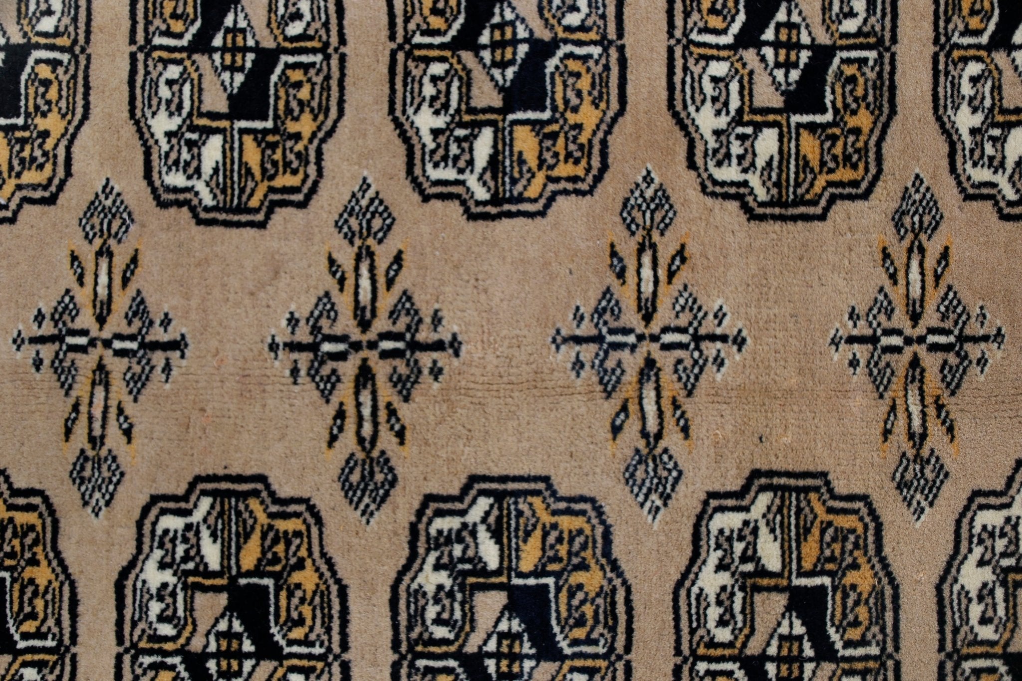 Handmade Vintage Princess Bokhara Rug | 117 x 80 cm | 3'10" x 2'7" - Najaf Rugs & Textile