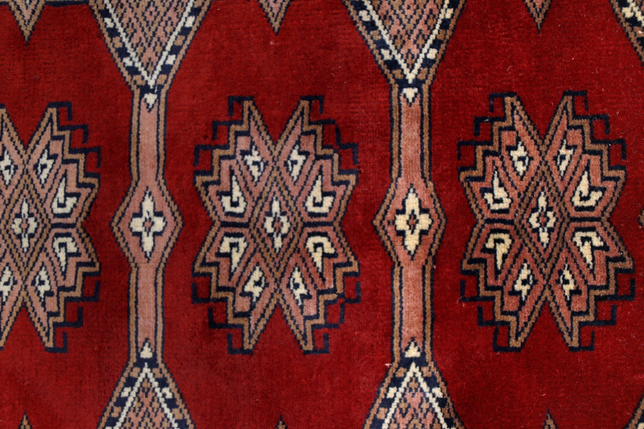 Handmade Vintage Princess Bokhara Rug | 118 x 79 cm | 3'10" x 2'7" - Najaf Rugs & Textile