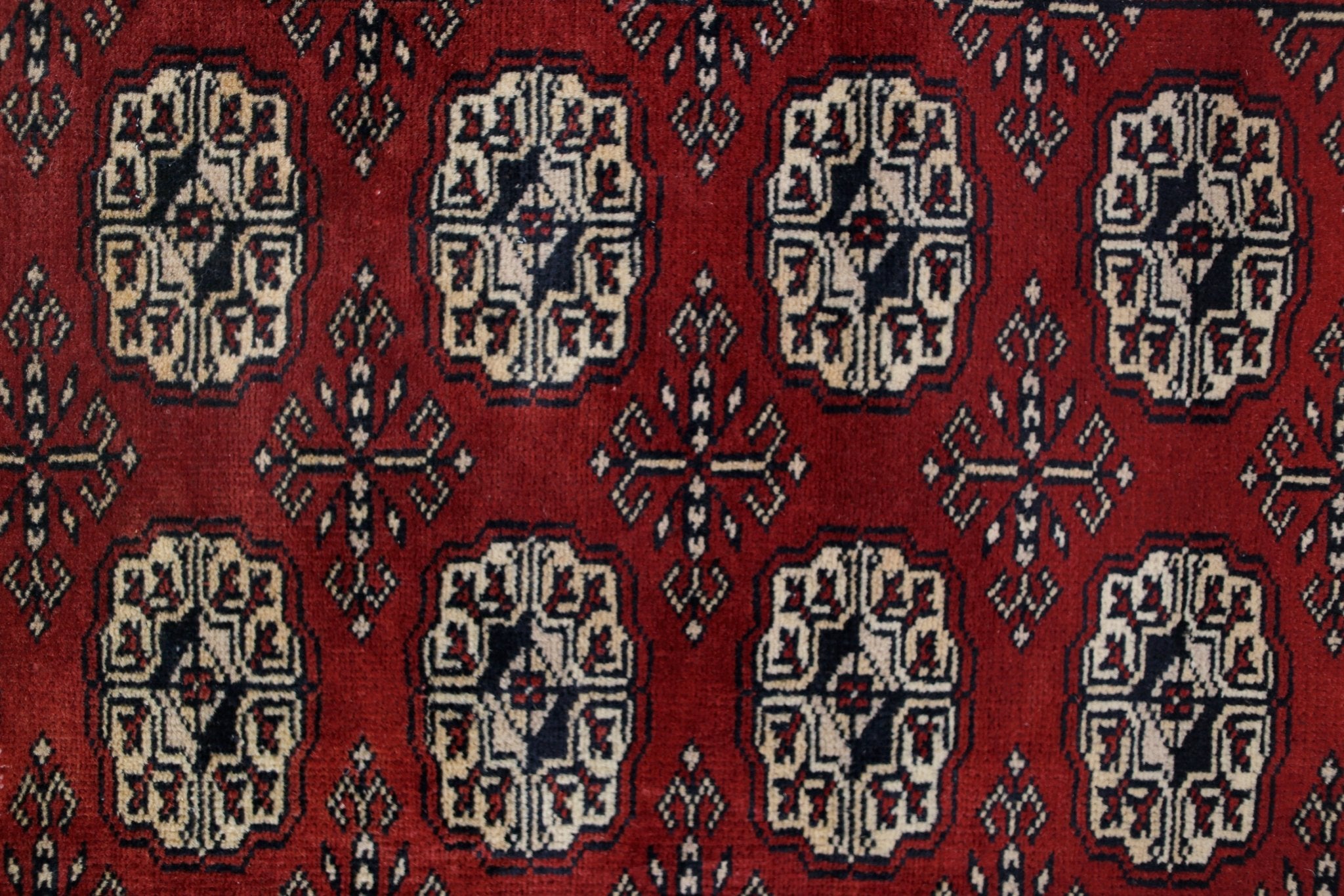 Handmade Vintage Princess Bokhara Rug | 120 x 77 cm | 3'11" x 2'6" - Najaf Rugs & Textile