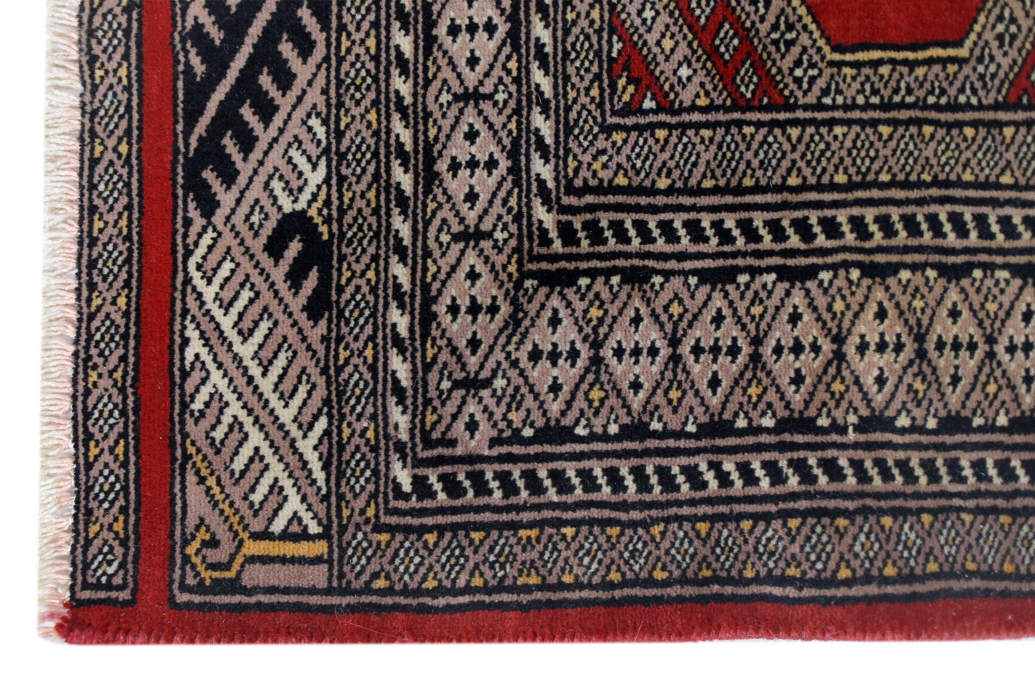 Handmade Vintage Princess Bokhara Rug | 120 x 79 cm | 3'11" x 2'7" - Najaf Rugs & Textile