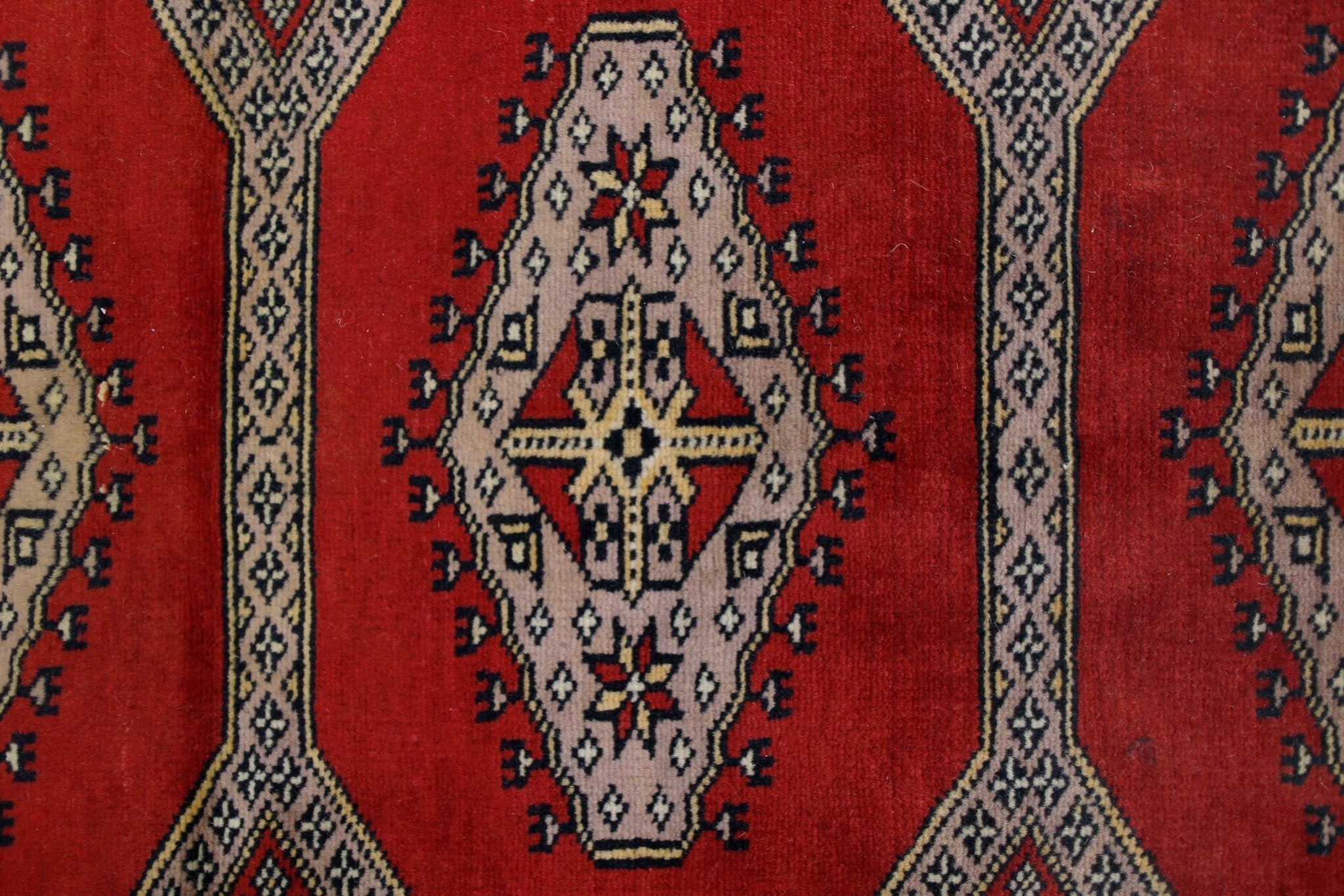 Handmade Vintage Princess Bokhara Rug | 120 x 79 cm | 3'11" x 2'7" - Najaf Rugs & Textile