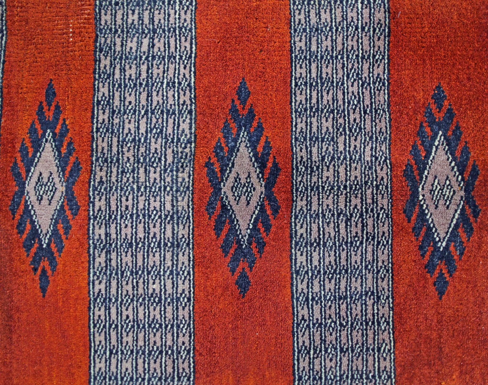 Handmade Vintage Princess Bokhara Rug | 123 x 92 cm | 4' x 3' - Najaf Rugs & Textile