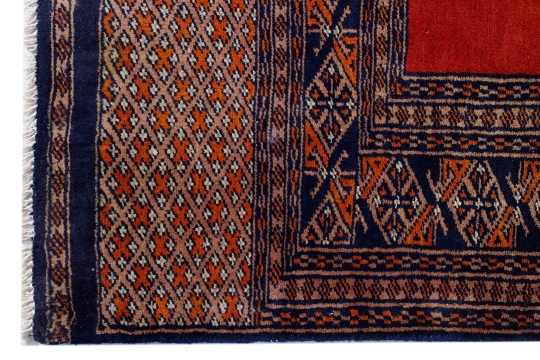 Handmade Vintage Princess Bokhara Rug | 130 x 75 cm | 4'3" x 2'5" - Najaf Rugs & Textile