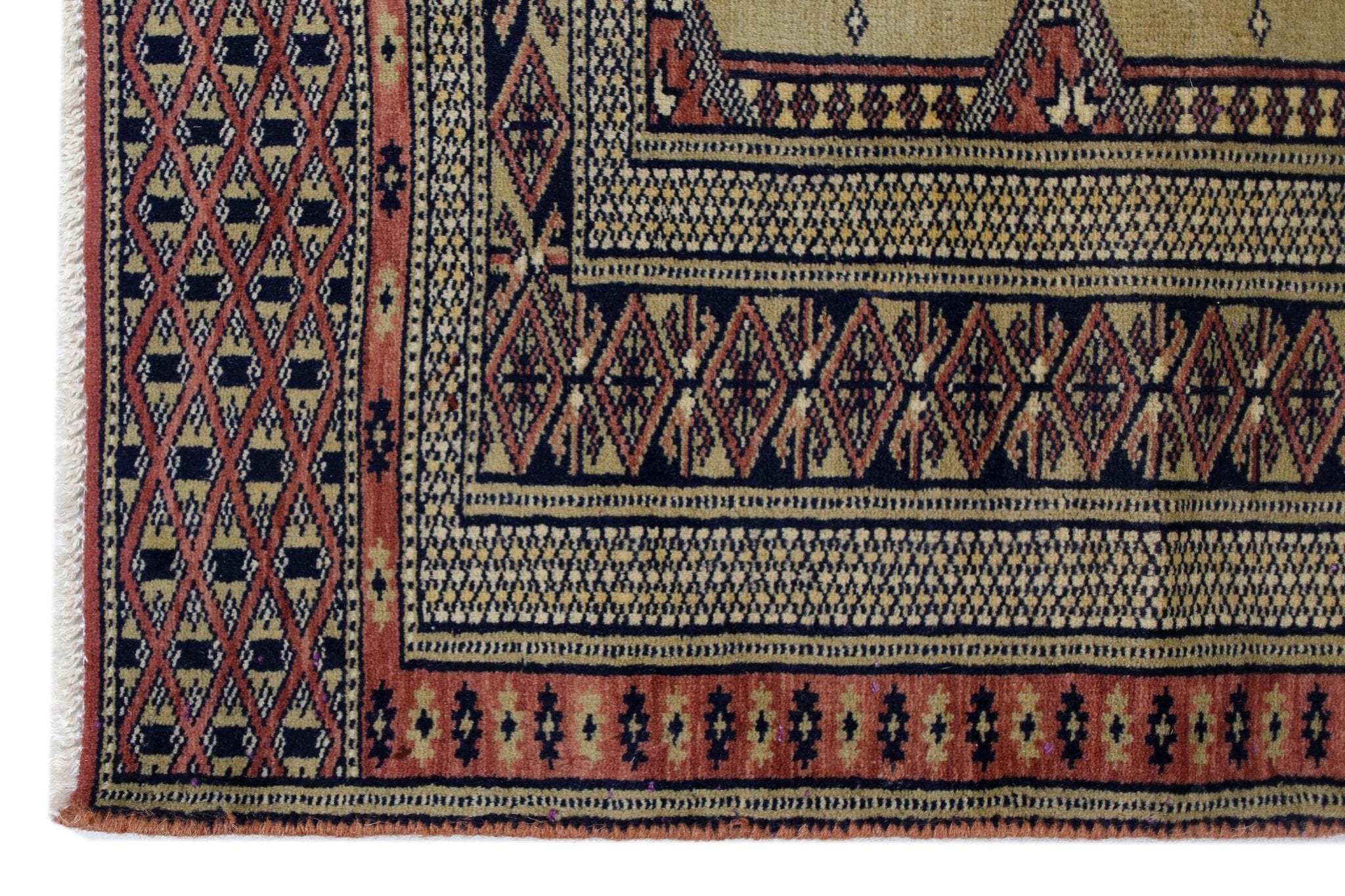 Handmade Vintage Princess Bokhara Rug | 142 x 89 cm | 4'8" x 2'11" - Najaf Rugs & Textile