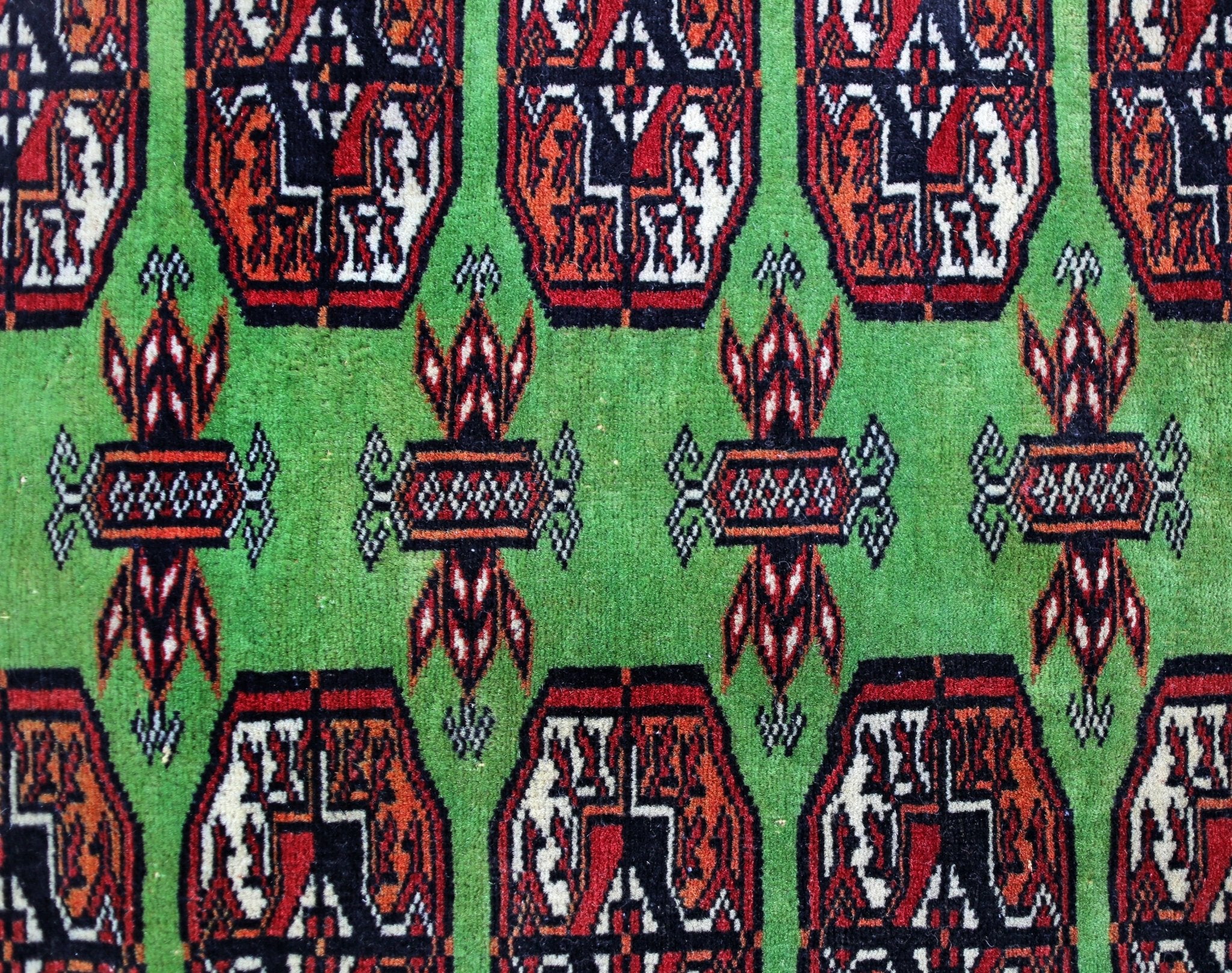 Handmade Vintage Princess Bokhara Rug | 146 x 96 cm | 4'9" x 3'2" - Najaf Rugs & Textile