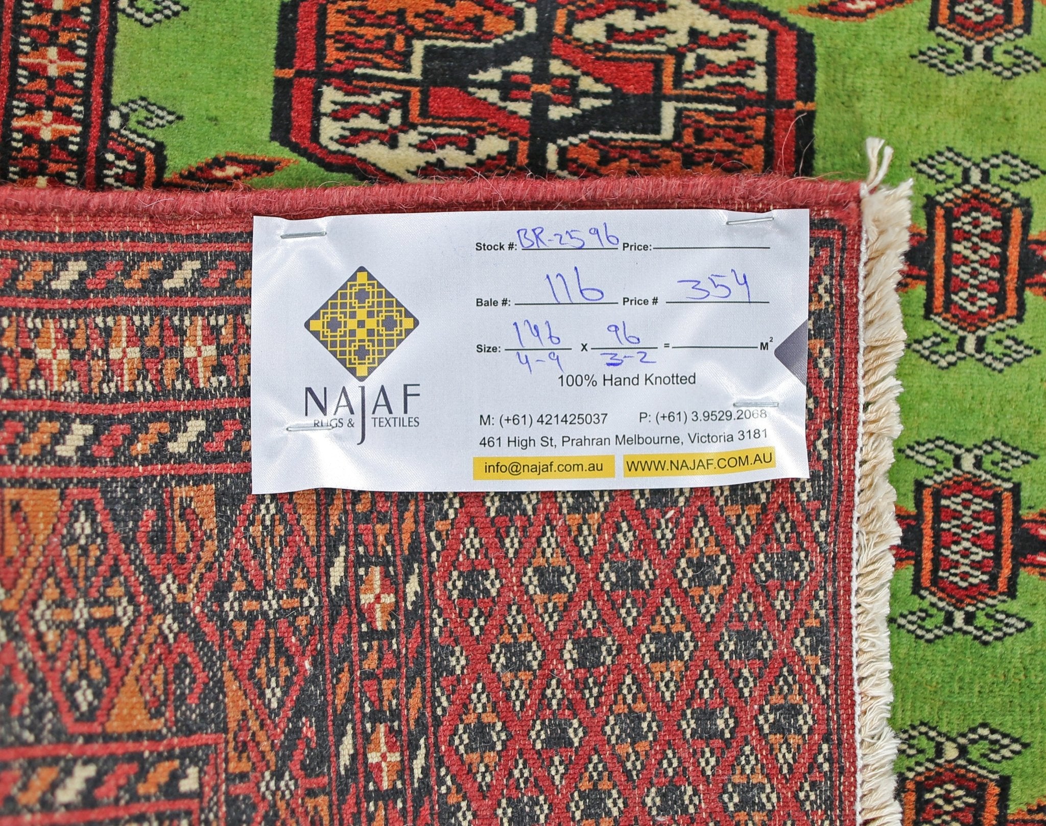 Handmade Vintage Princess Bokhara Rug | 146 x 96 cm | 4'9" x 3'2" - Najaf Rugs & Textile
