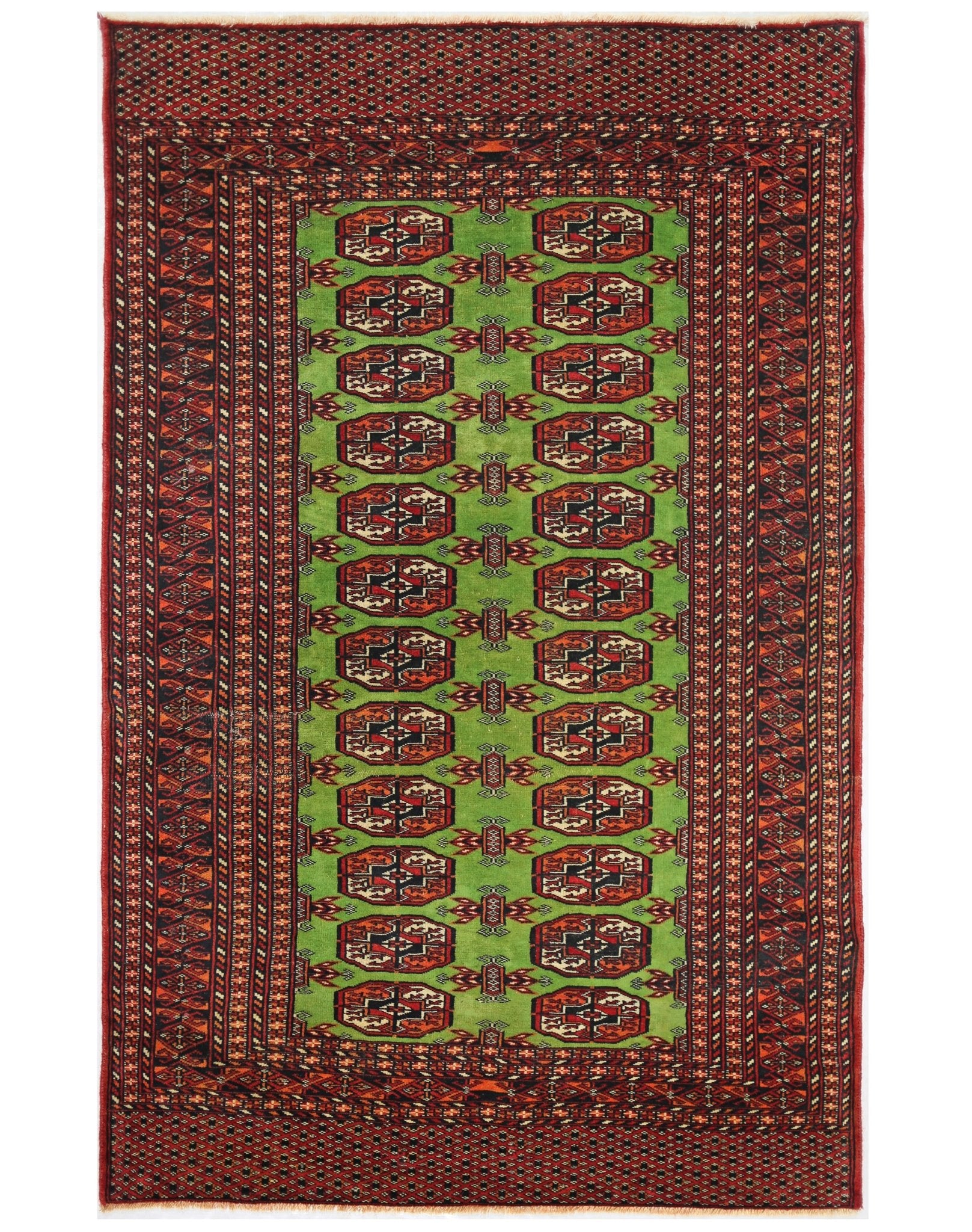 Handmade Vintage Princess Bokhara Rug | 146 x 96 cm | 4'9" x 3'2" - Najaf Rugs & Textile