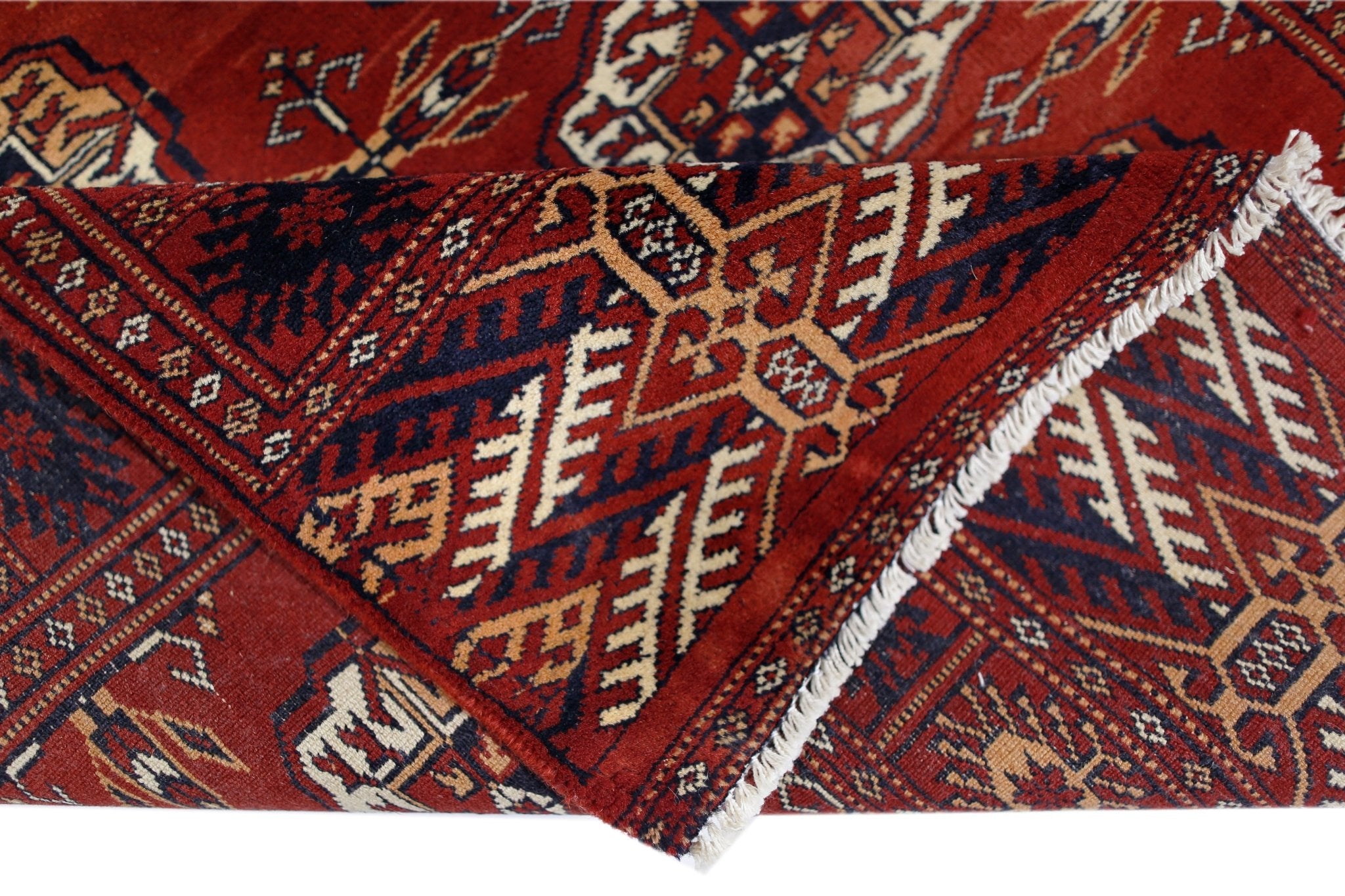 Handmade Vintage Princess Bokhara Rug | 156 x 89 cm | 5'2" x 2'11" - Najaf Rugs & Textile