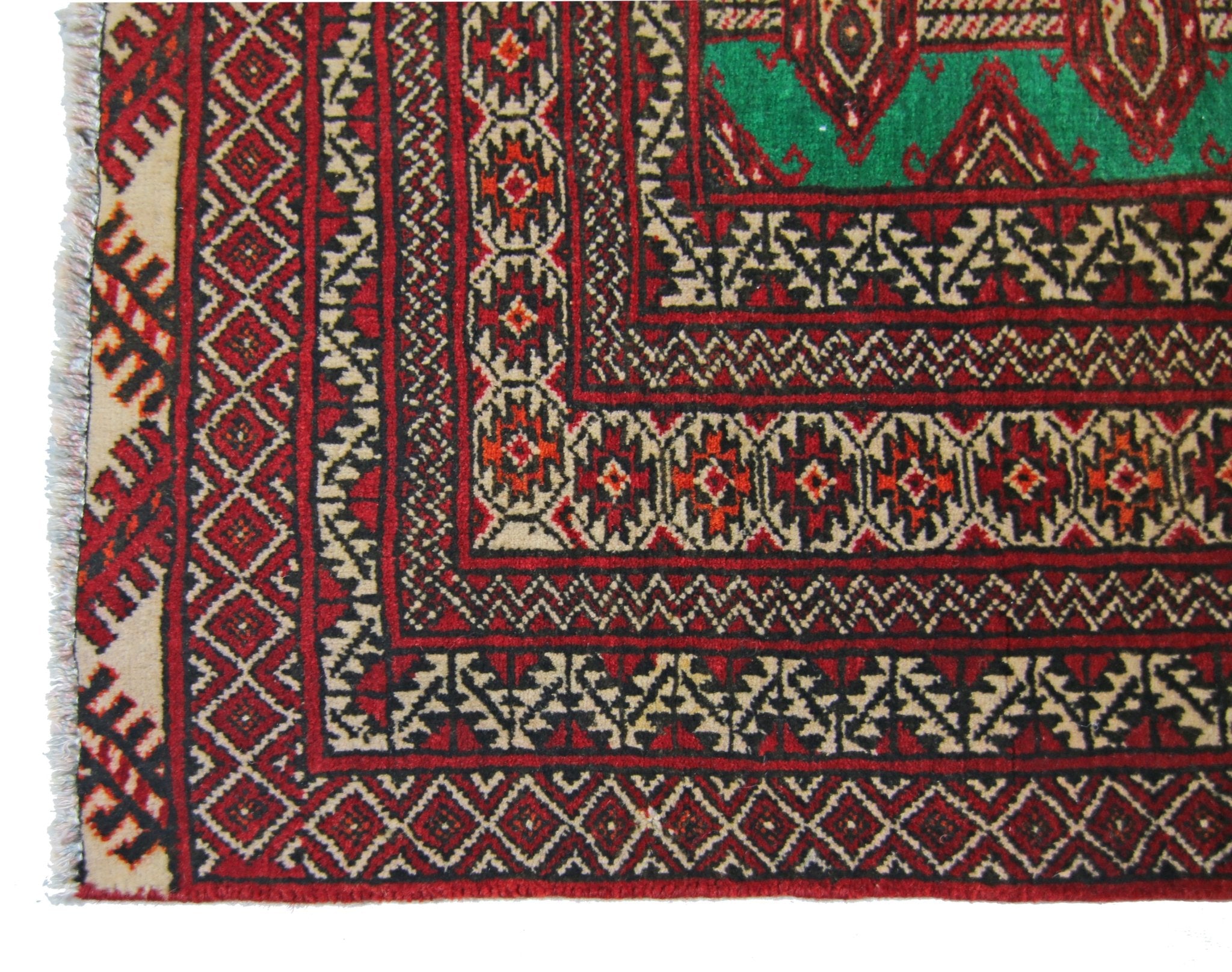 Handmade Vintage Princess Bokhara Rug | 176 x 110 cm | 5'9" x 3'8" - Najaf Rugs & Textile