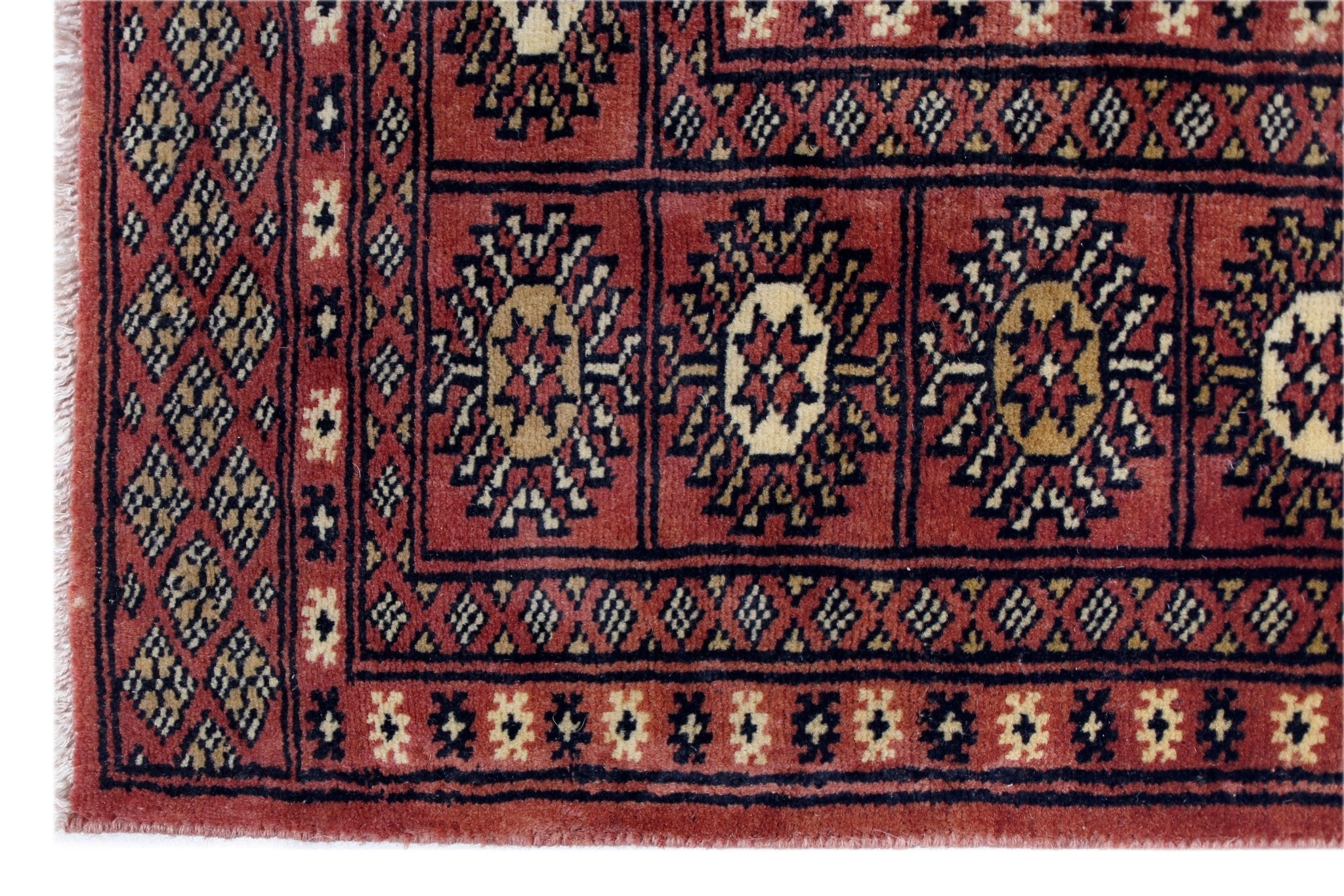 Handmade Vintage Princess Bokhara Rug | 178 x 129 cm | 5'10" x 4'3" - Najaf Rugs & Textile