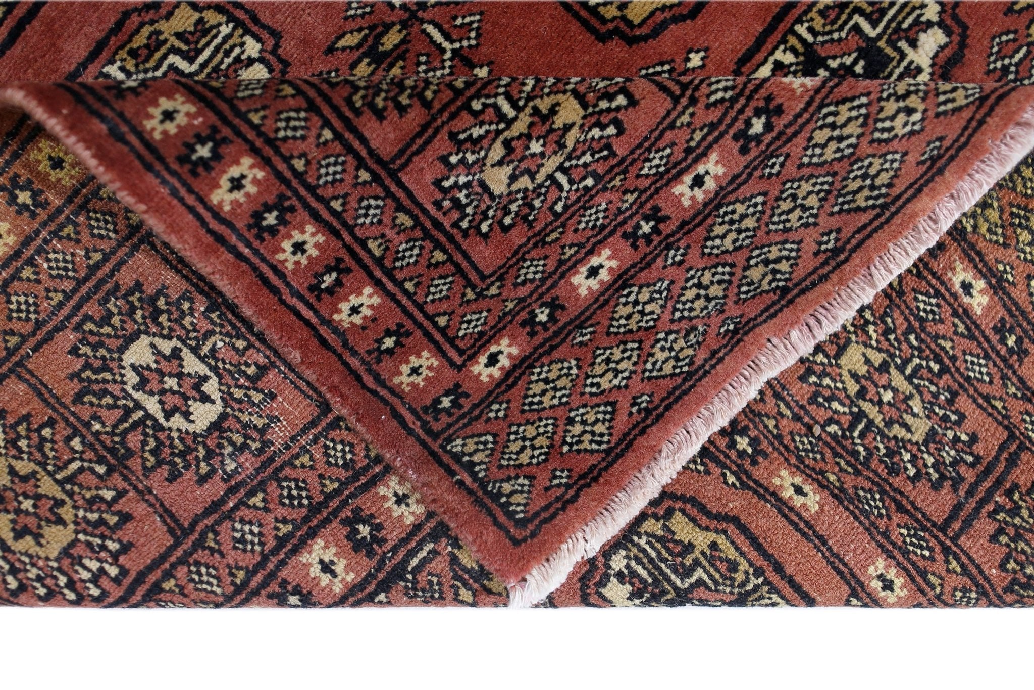 Handmade Vintage Princess Bokhara Rug | 178 x 129 cm | 5'10" x 4'3" - Najaf Rugs & Textile