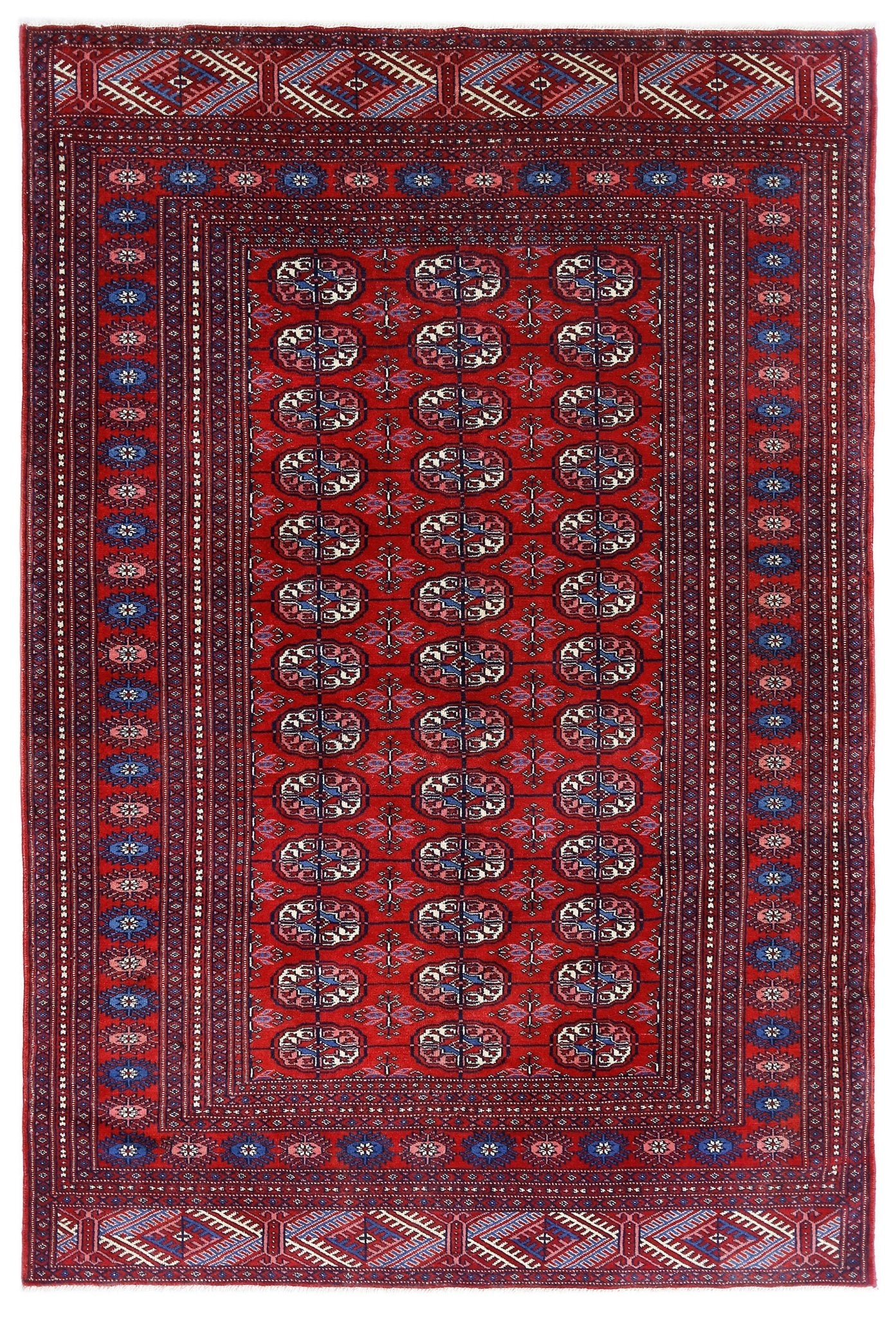 Handmade Vintage Princess Bokhara Rug | 179 x 122 cm | 5'10" x 4' - Najaf Rugs & Textile
