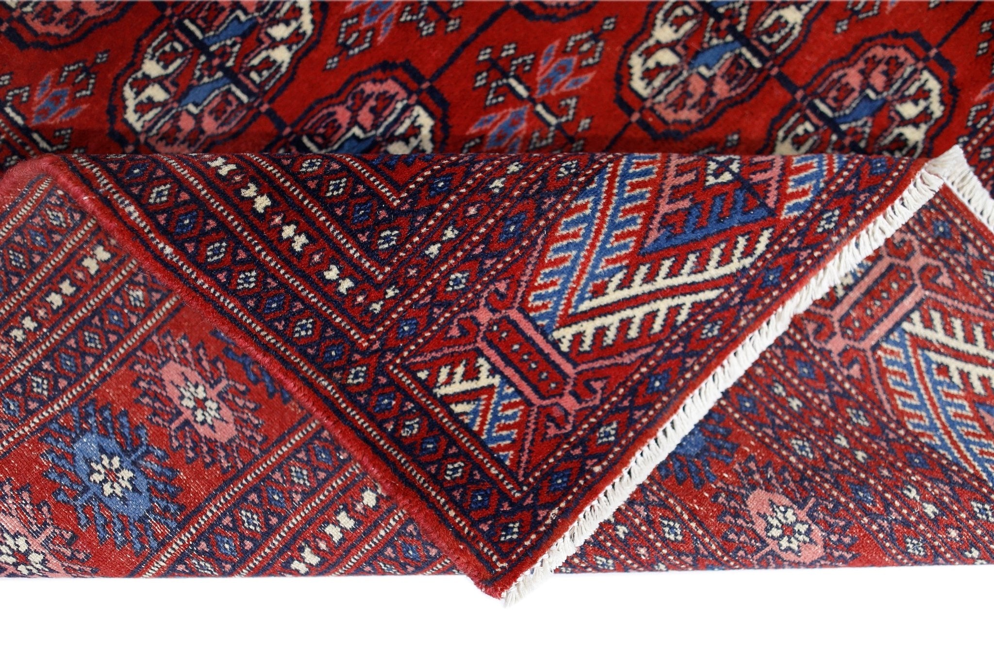 Handmade Vintage Princess Bokhara Rug | 179 x 122 cm | 5'10" x 4' - Najaf Rugs & Textile