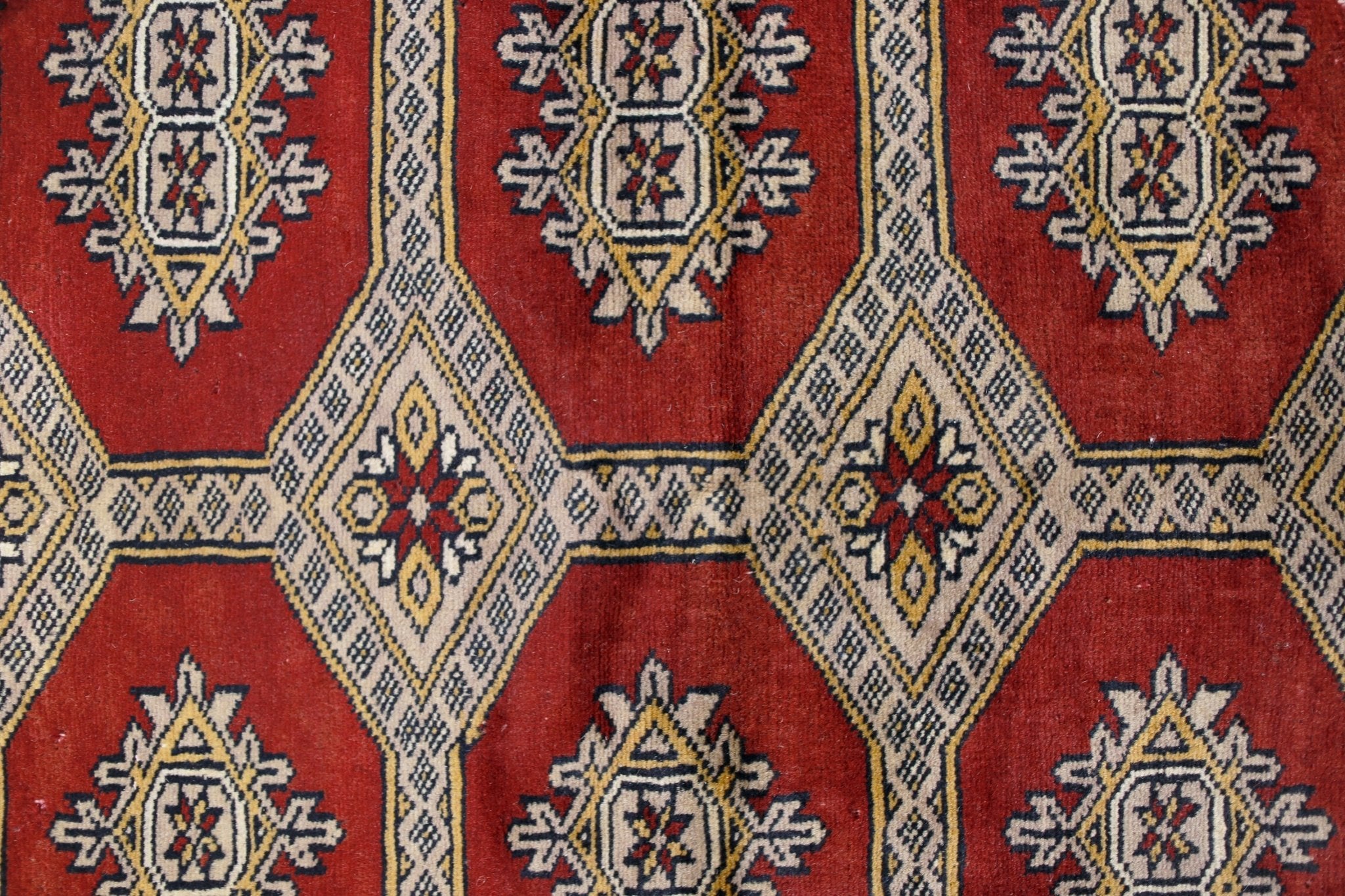 Handmade Vintage Princess Bokhara Rug | 183 x 125 cm | 6' x 4'1" - Najaf Rugs & Textile