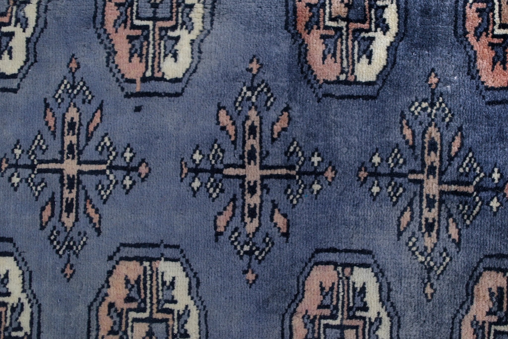 Handmade Vintage Princess Bokhara Rug | 186 x 123 cm | 6'1" x 4' - Najaf Rugs & Textile