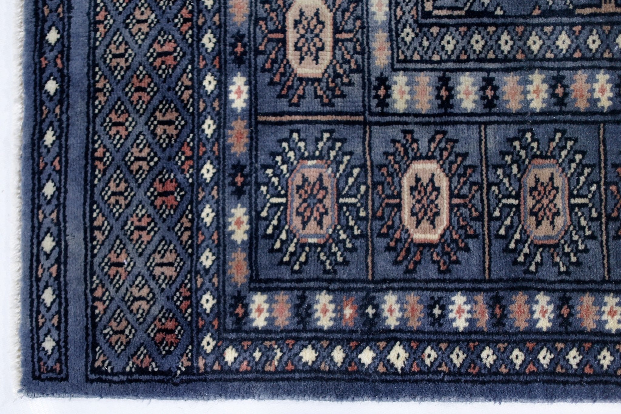 Handmade Vintage Princess Bokhara Rug | 186 x 123 cm | 6'1" x 4' - Najaf Rugs & Textile