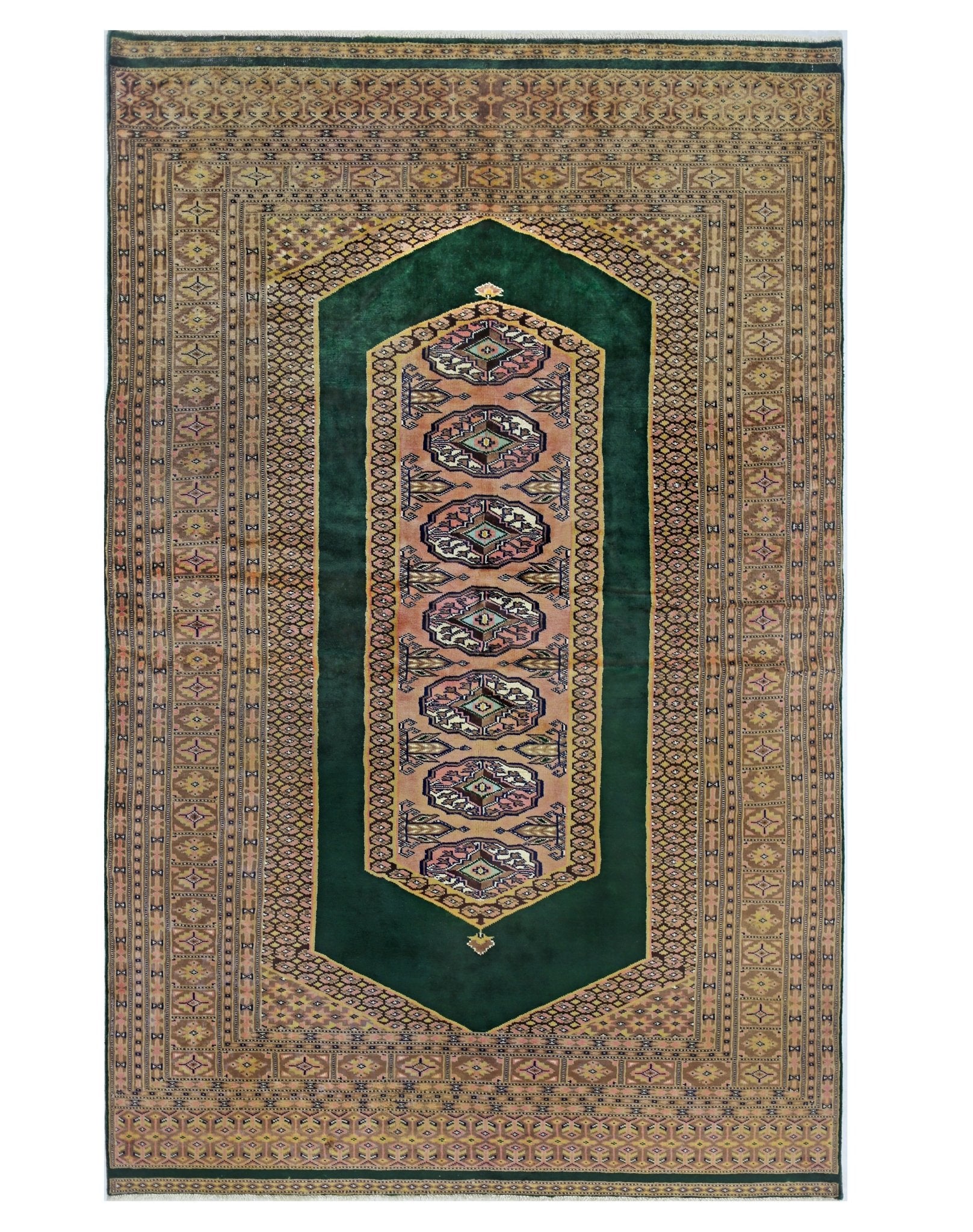 Handmade Vintage Princess Bokhara Rug | 189 x 122 cm | 6'3" x 4' - Najaf Rugs & Textile