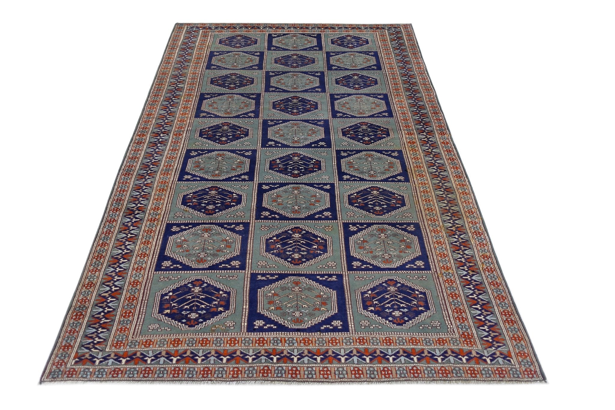 Handmade Vintage Princess Bokhara Rug | 194 x 126 cm | 6'4" x 4'2" - Najaf Rugs & Textile
