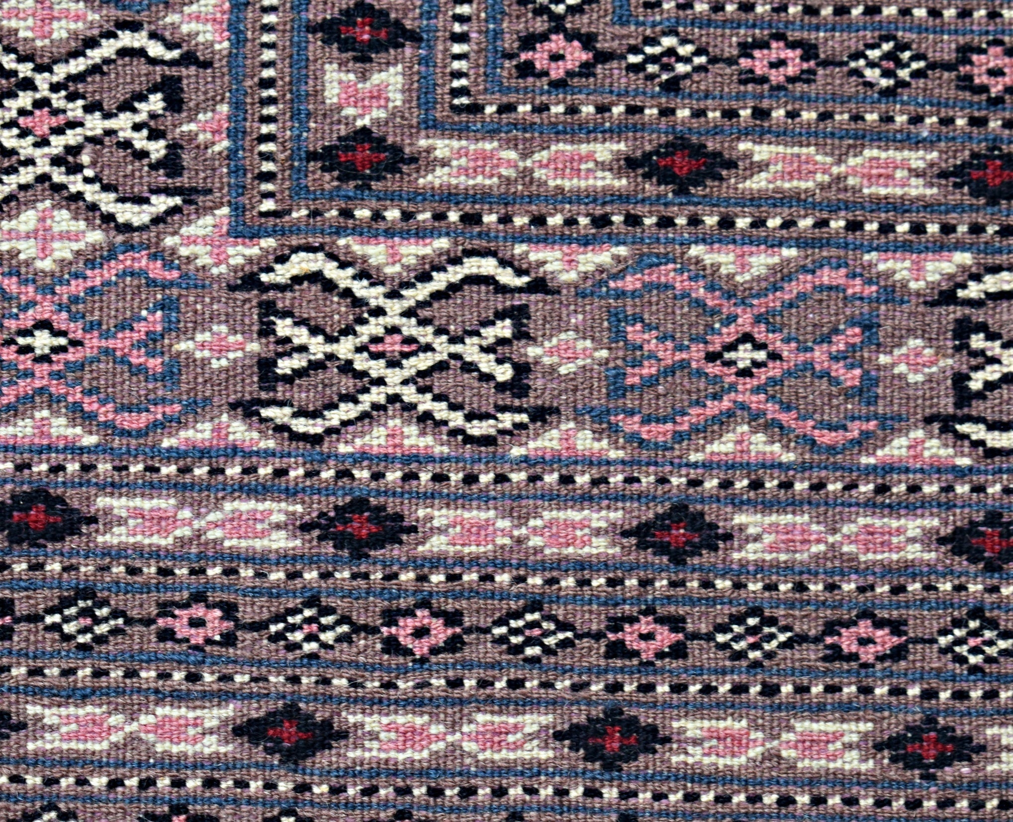 Handmade Vintage Princess Bokhara Rug | 310 x 217 cm | 10'2" x 7'2" - Najaf Rugs & Textile