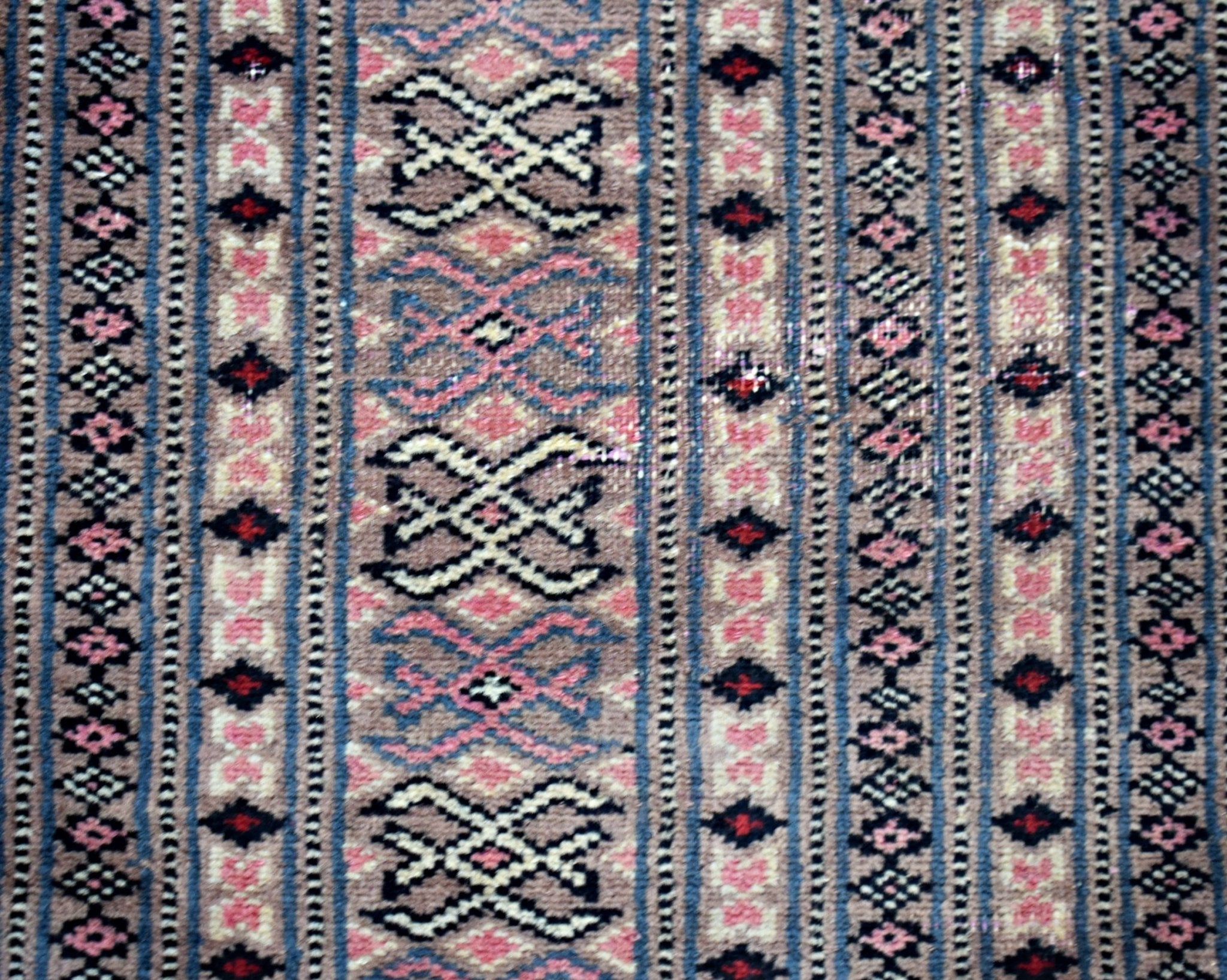 Handmade Vintage Princess Bokhara Rug | 310 x 217 cm | 10'2" x 7'2" - Najaf Rugs & Textile