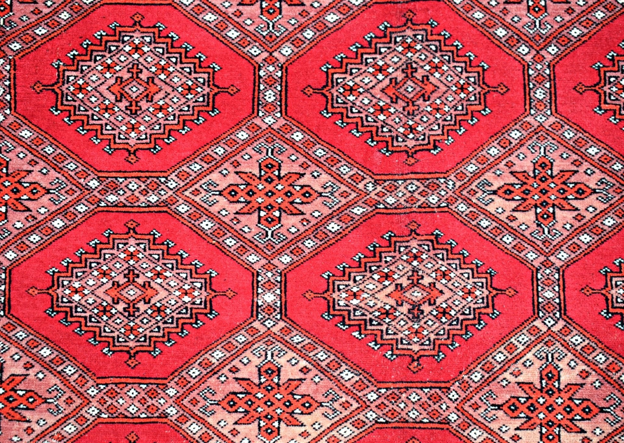 Handmade Vintage Princess Bokhara Rug | 327 x 246 cm | 10'9" x 8'1" - Najaf Rugs & Textile