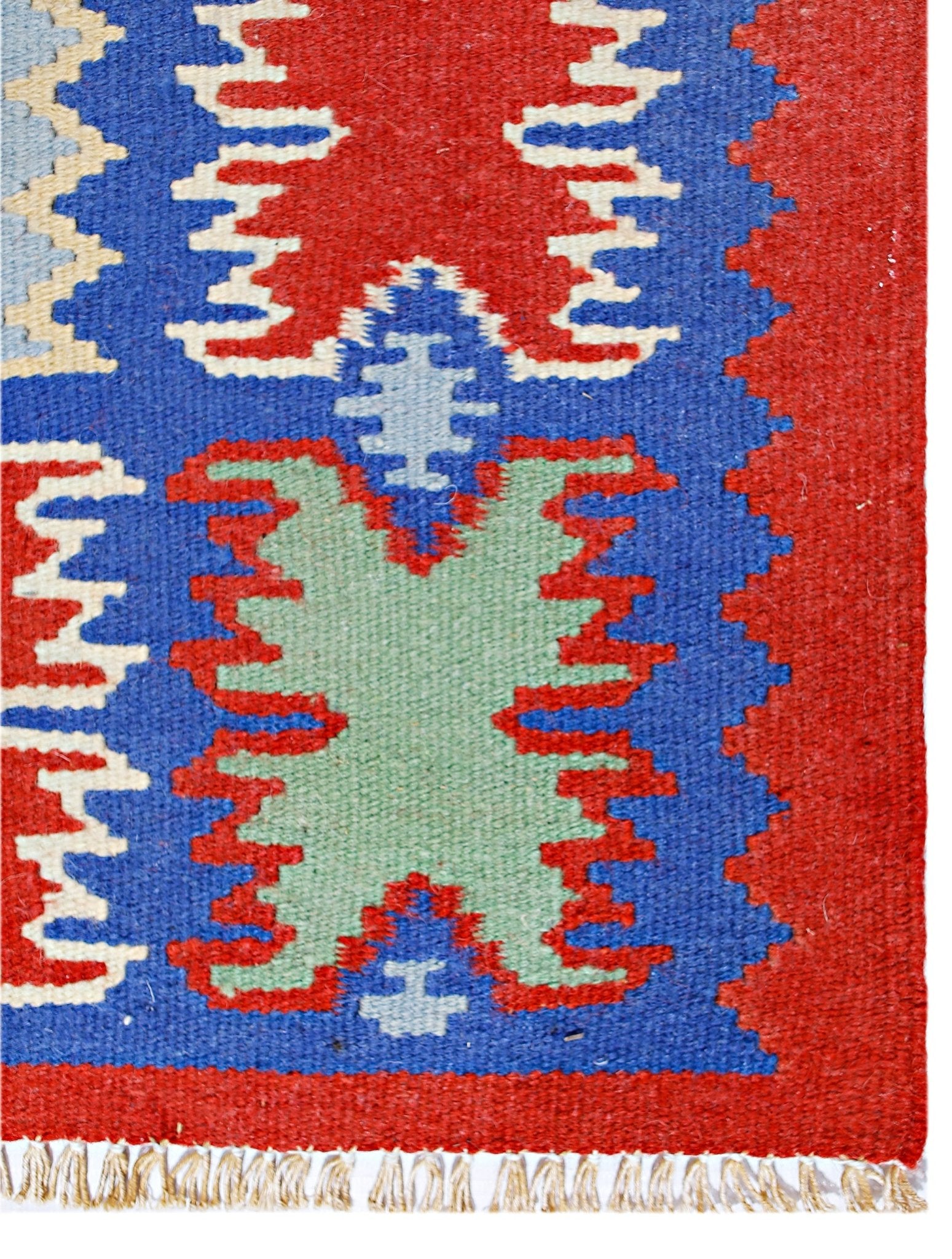 Handmade Vintage Romanian Kilim | 289 x 197 cm | 9'6" x 6'6" - Najaf Rugs & Textile