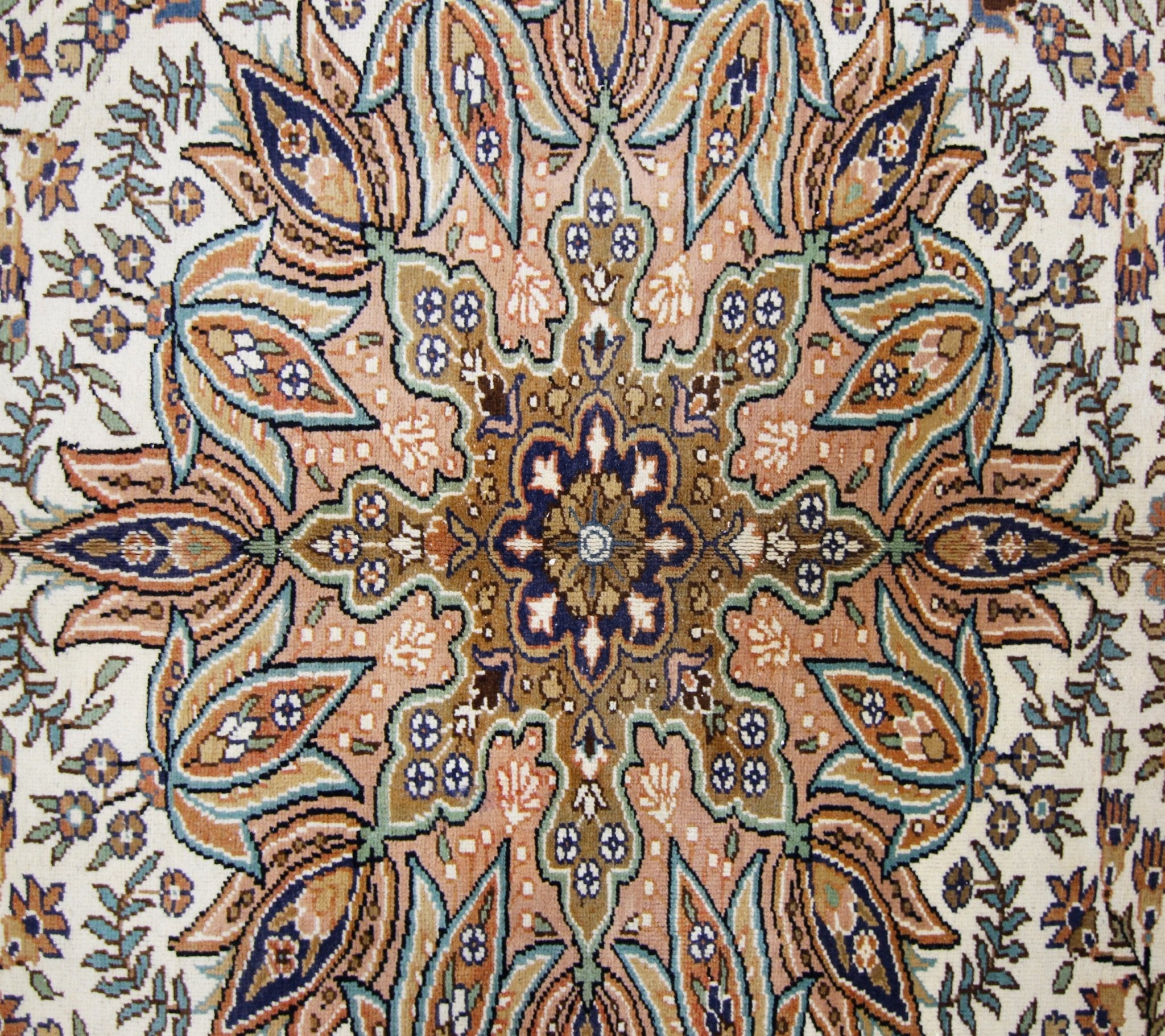 Handmade Vintage Traditional Pakistani Rug | 292 x 196 cm | 9'7" x 6'5" - Najaf Rugs & Textile