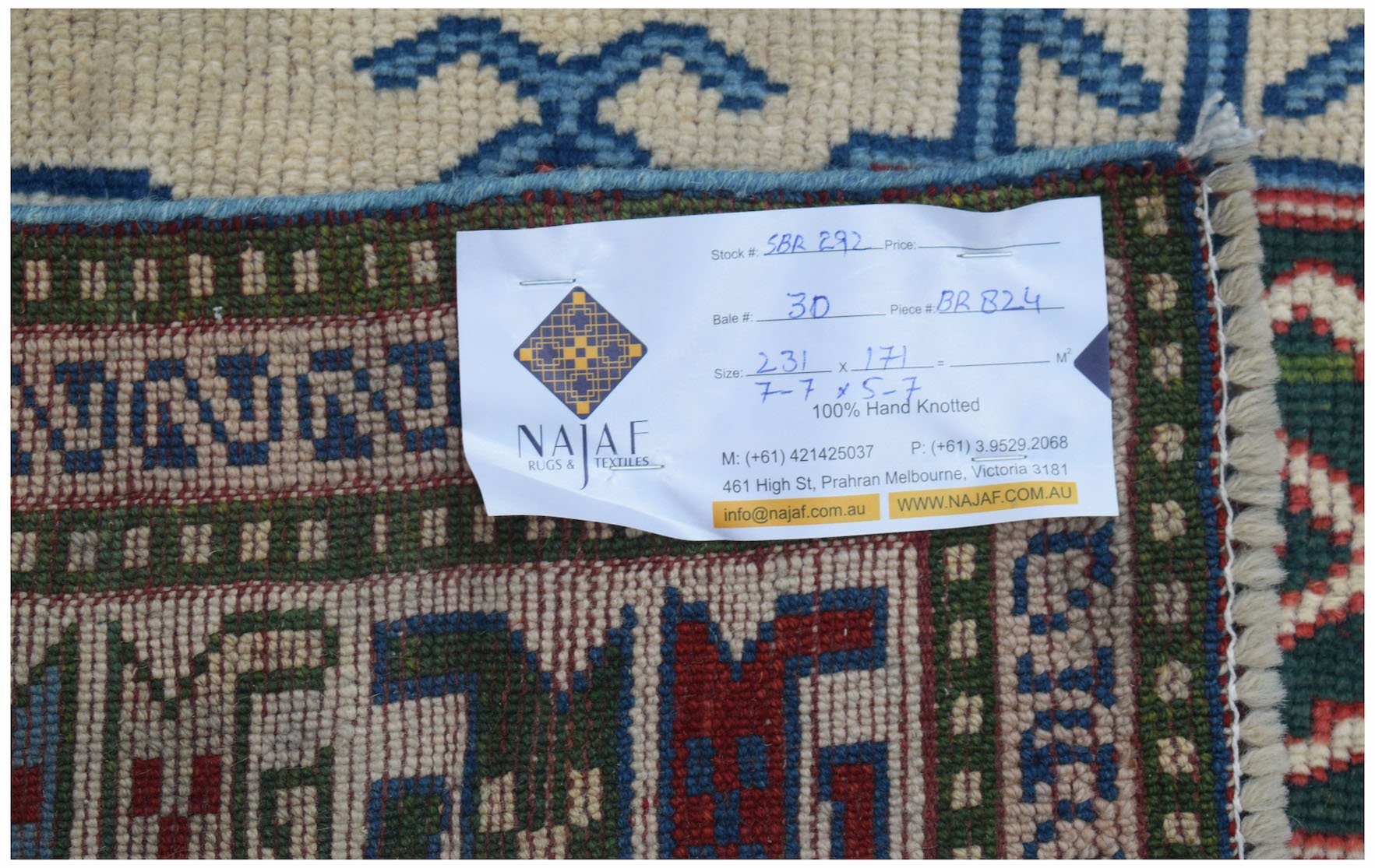 Handmade Vintage Turkish Anatolian Oushak Rug | 231 x 171 cm | 7'7" x 5'7" - Najaf Rugs & Textile