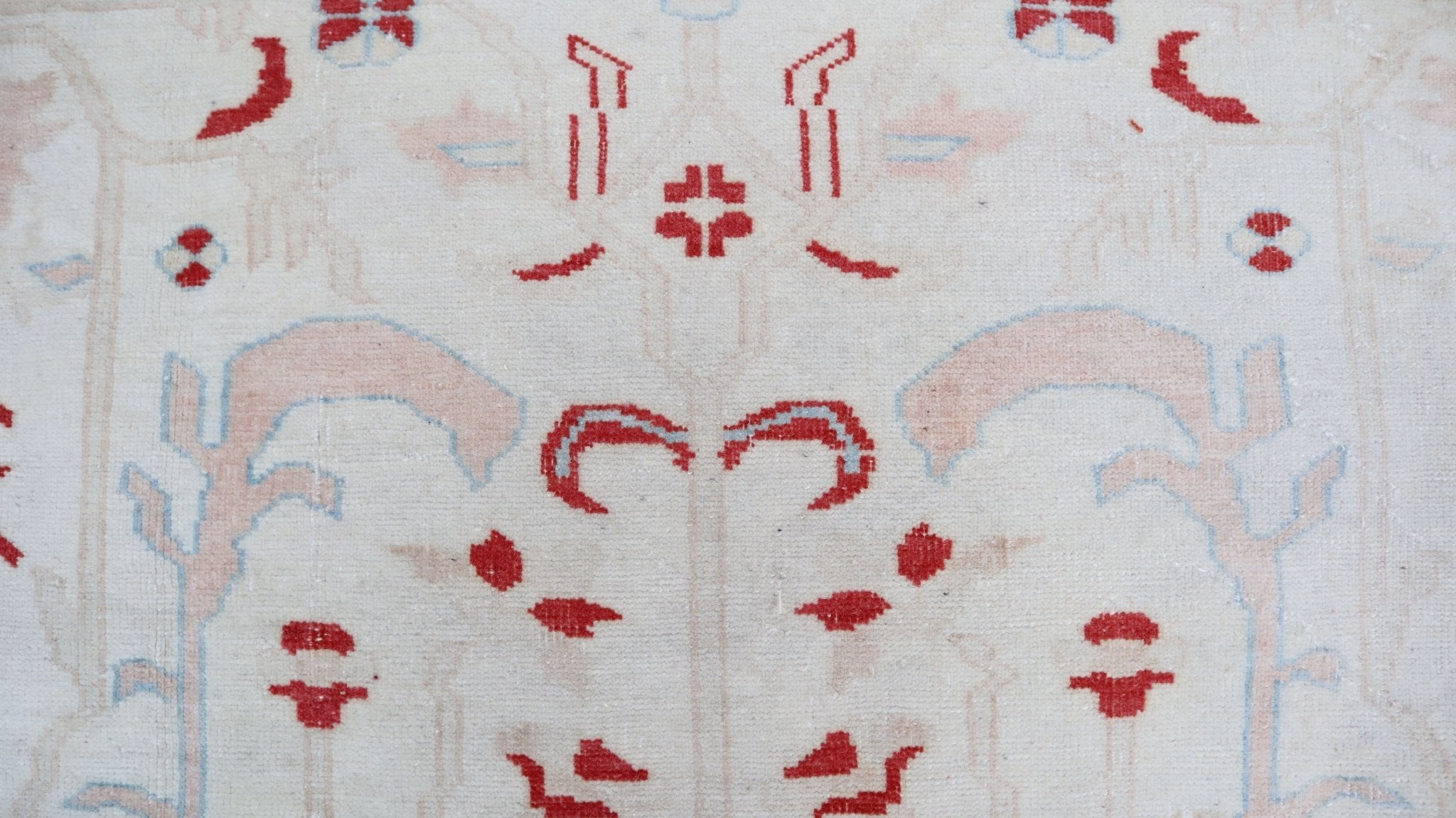 Handmade Vintage Turkish Anatolian Oushak Rug | 283 x 206 cm | 9'4" x 6'9" - Najaf Rugs & Textile