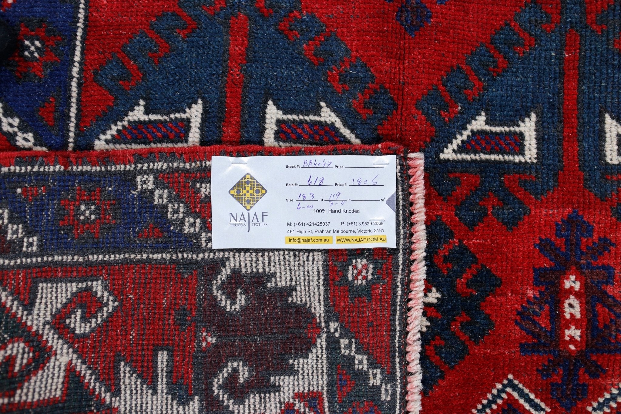 Handmade Vintage Turkish Dosemalti Rug | 183 x 119 cm | 6' x 3'11" - Najaf Rugs & Textile