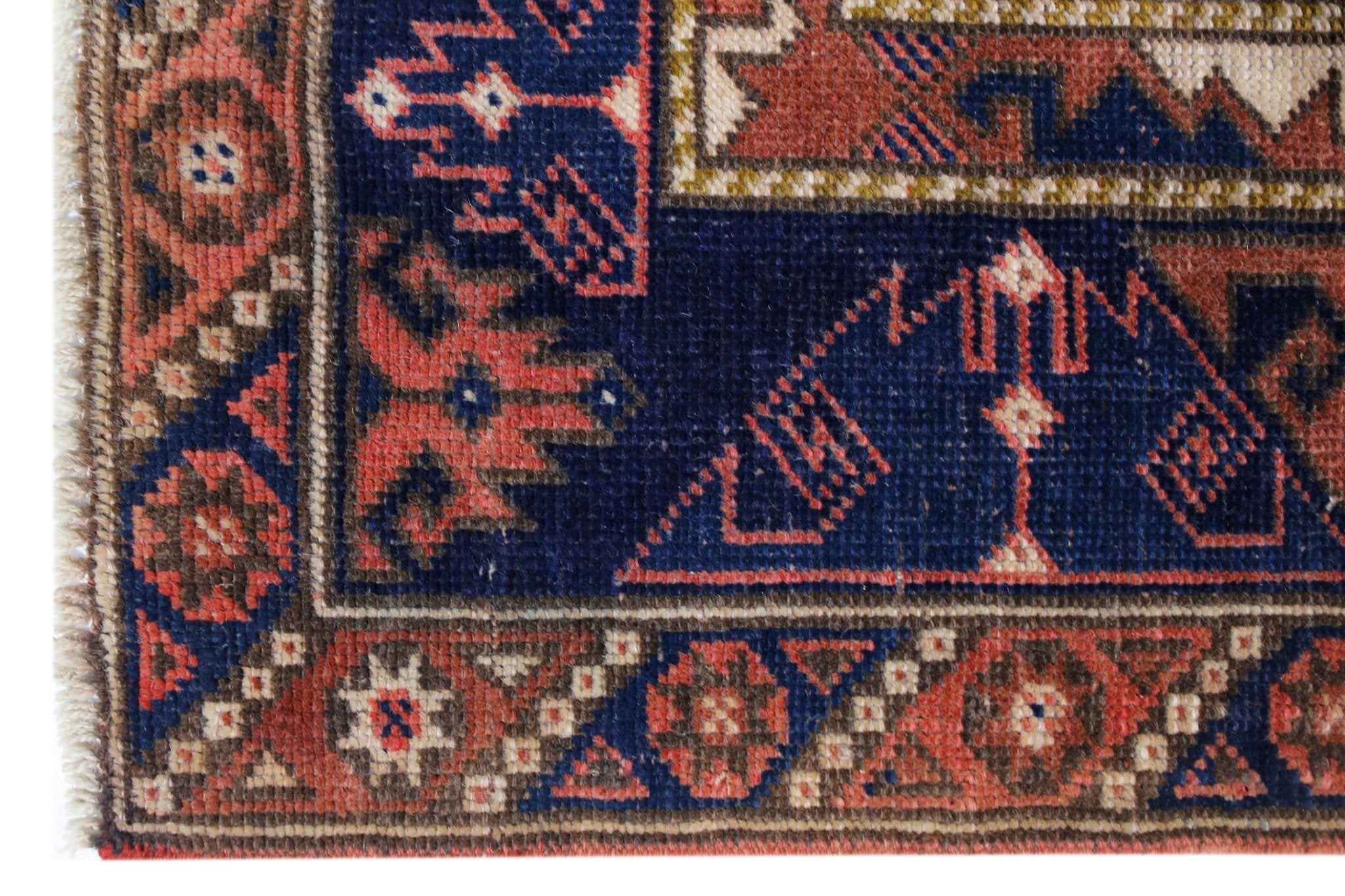 Handmade Vintage Turkish Dosemalti Rug | 190 x 122 cm | 6'3" x 4' - Najaf Rugs & Textile