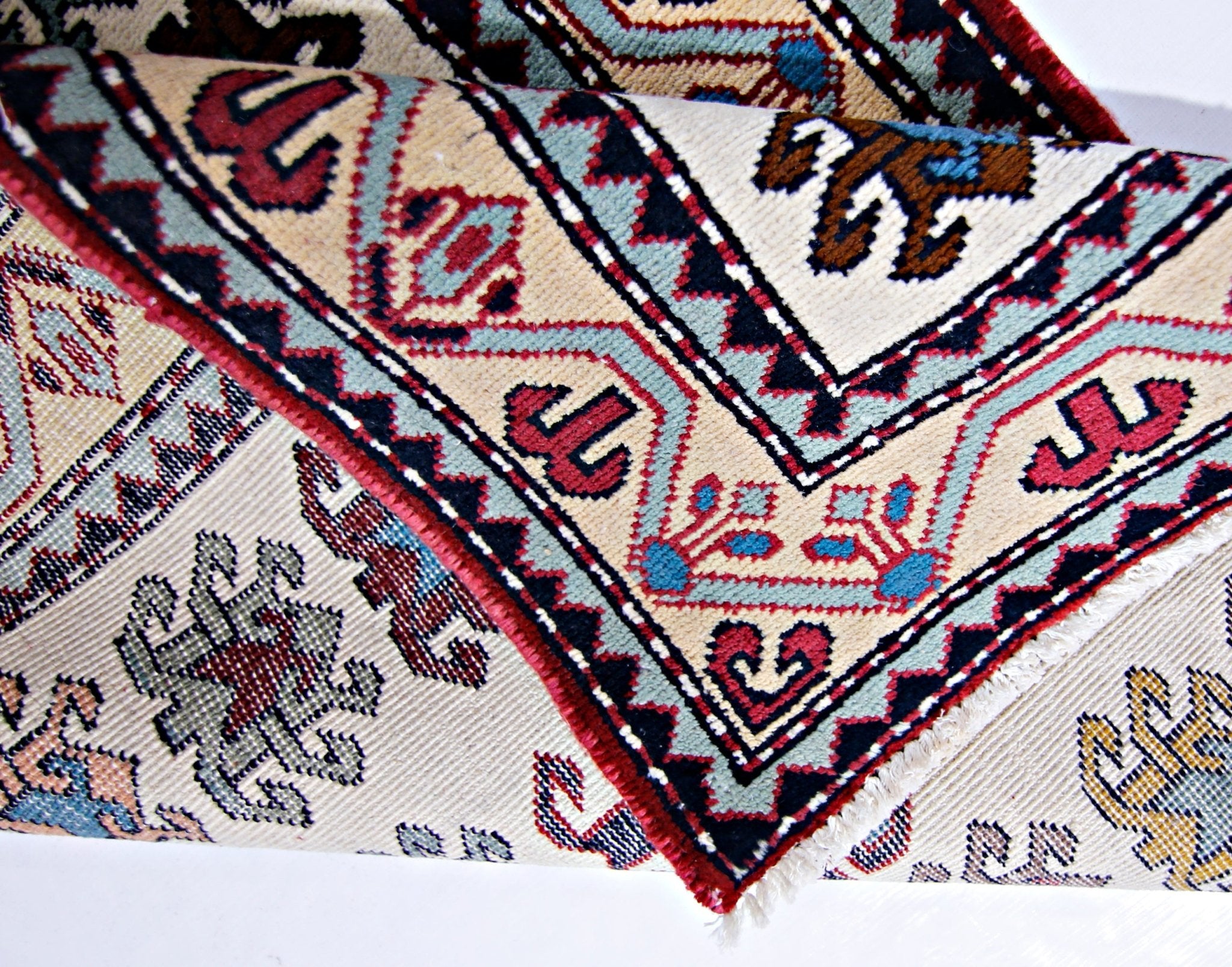 Handmade Vintage Turkish Hallway Runner | 328 x 70 cm | 10'9" x 2'4" - Najaf Rugs & Textile