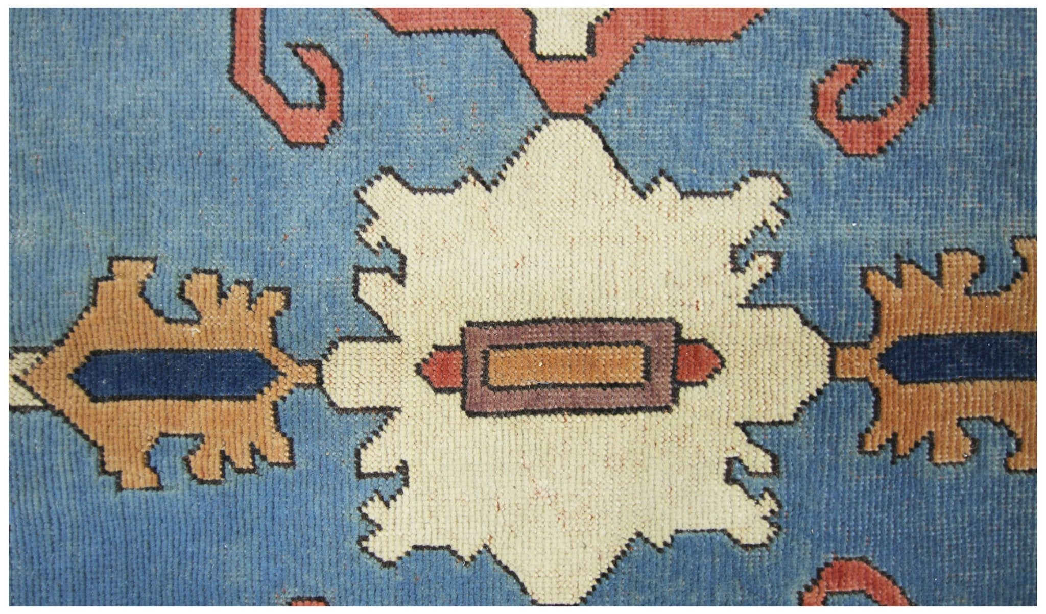 Handmade Vintage Turkish Kars Rug | 339 x 218 cm | 11'2" x 7'2" - Najaf Rugs & Textile