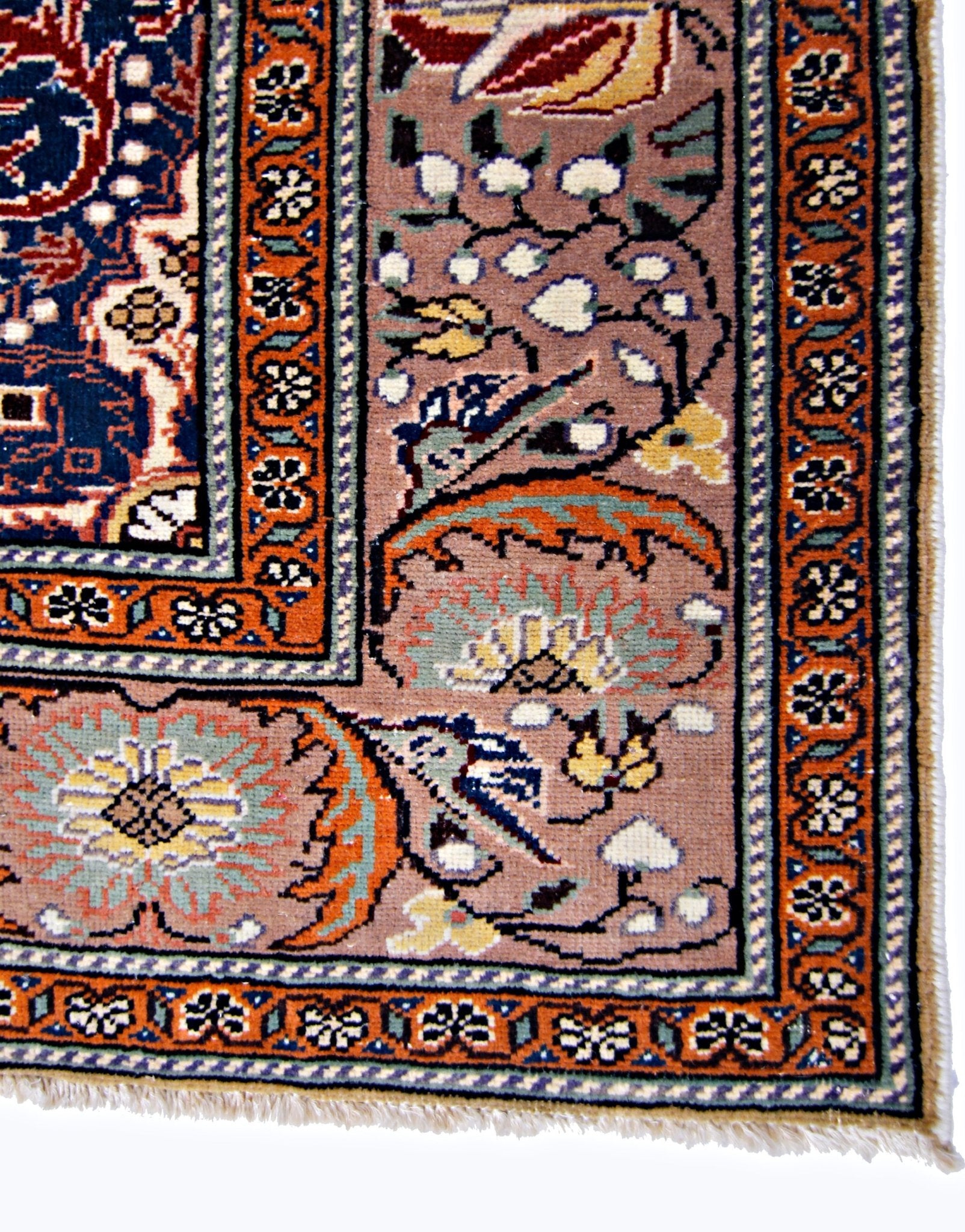 Handmade Vintage Turkish Kayseri Rug | 297 x 194 cm | 9'9" x 6'5" - Najaf Rugs & Textile