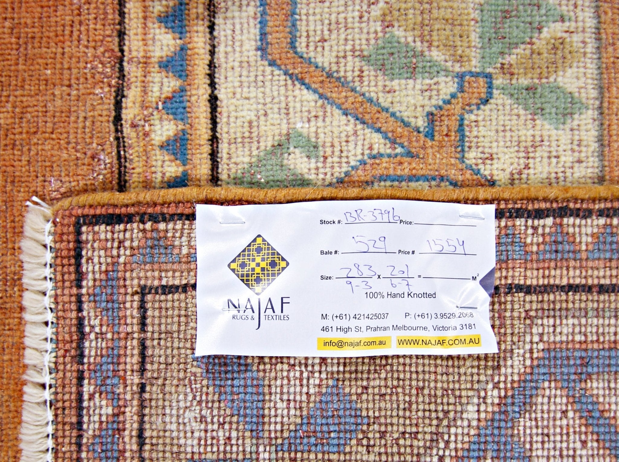 Handmade Vintage Turkish Milas Rug | 283 x 201 cm | 9'3" x 6'7" - Najaf Rugs & Textile
