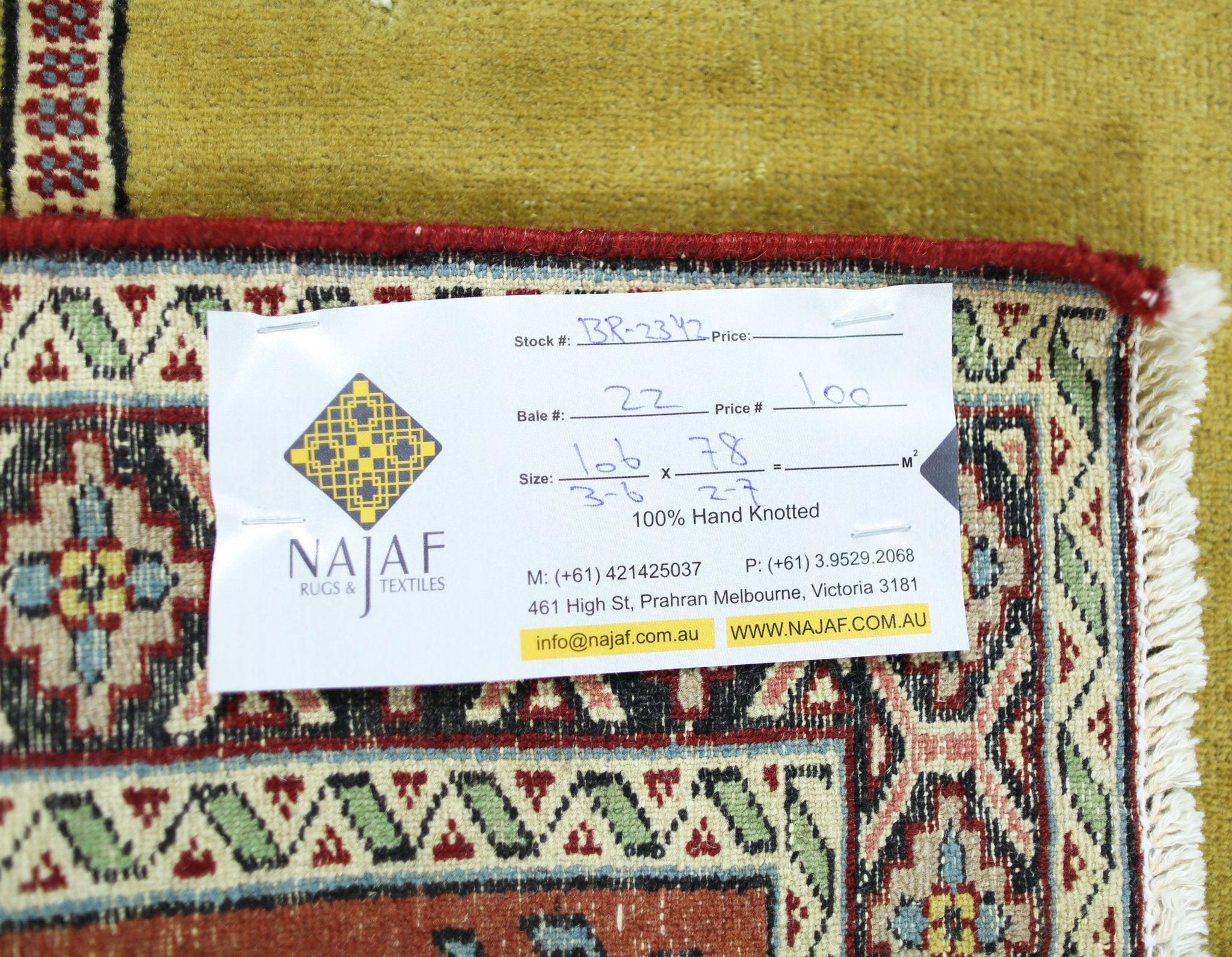 Handmade Vintage Turkish Prayer Rug | 106 x 78 cm | 3'6" x 2'7" - Najaf Rugs & Textile