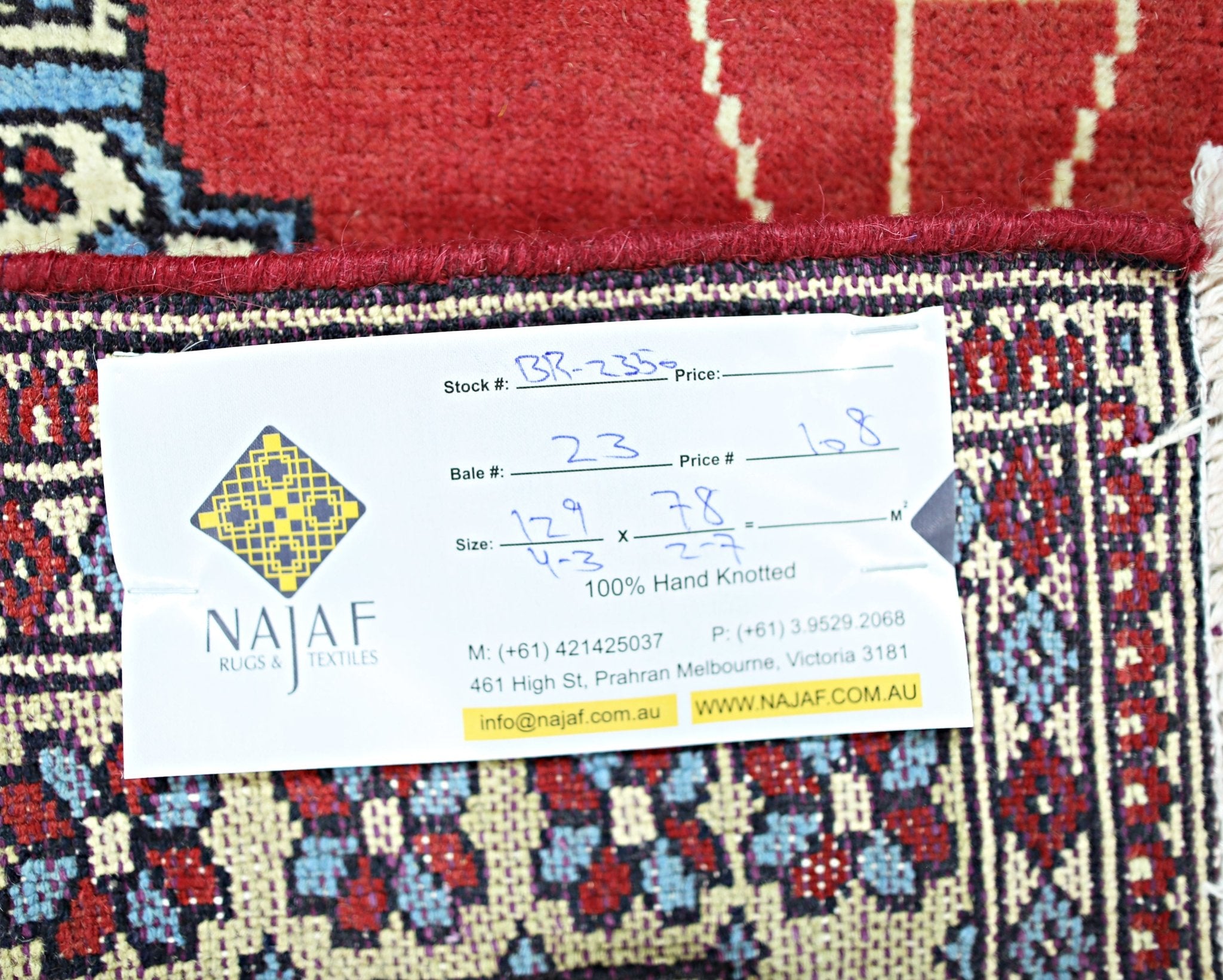 Handmade Vintage Turkish Prayer Rug | 129 x 78 cm | 4'3" x 2'7" - Najaf Rugs & Textile