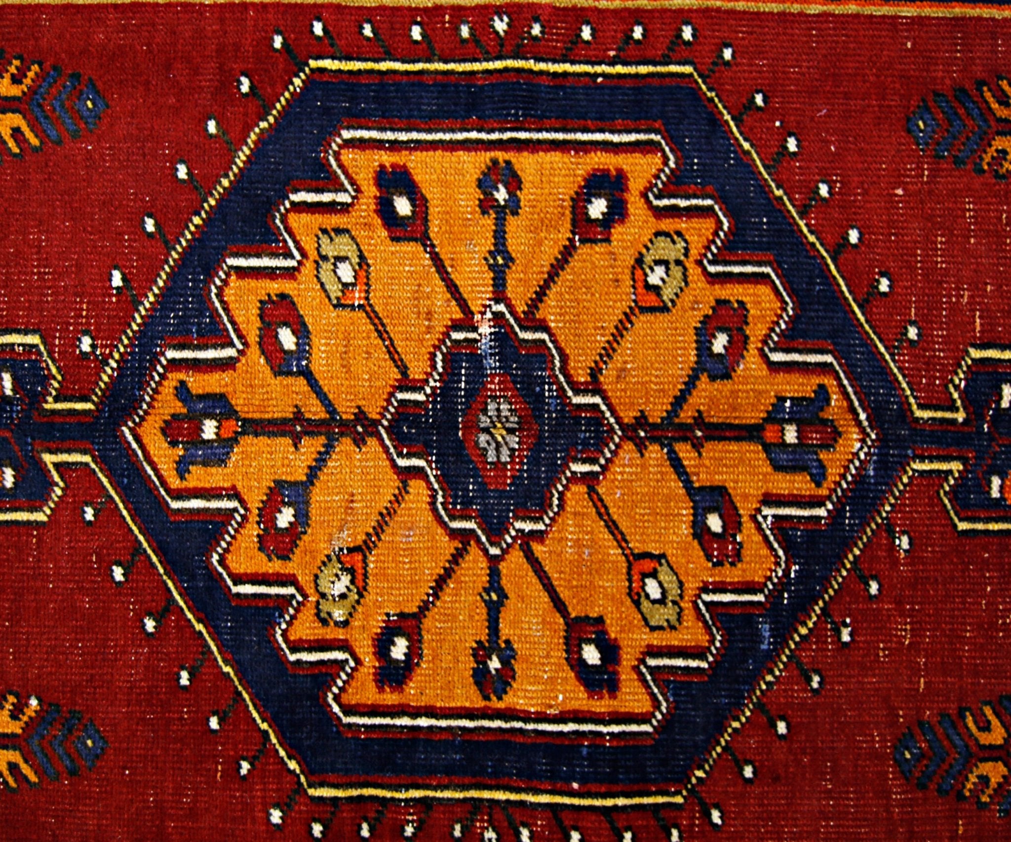 Handmade Vintage Turkish Rug | 186 x 97 cm | 6'1" x 3'2" - Najaf Rugs & Textile