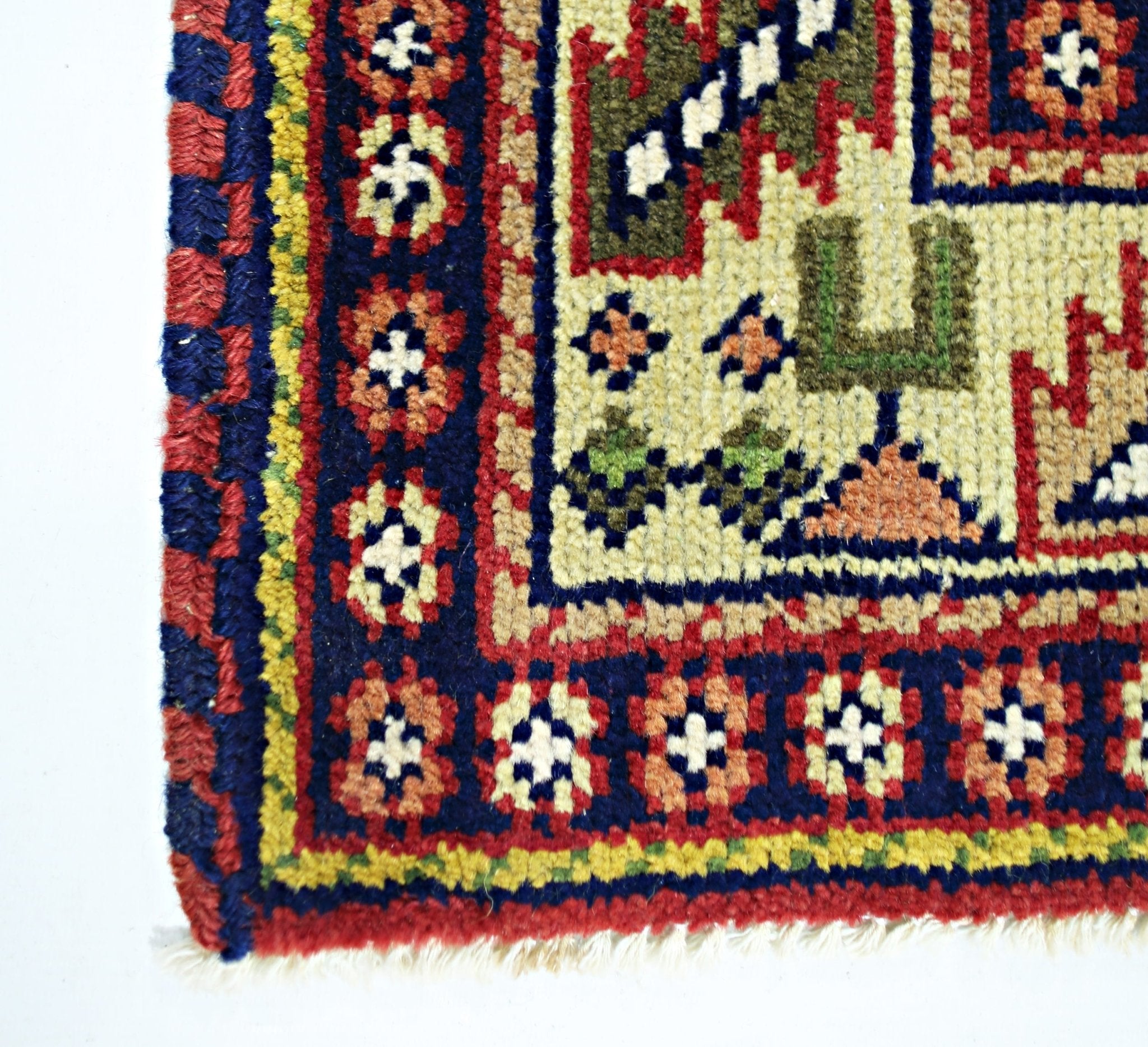 Handmade Vintage Turkish Rug | 197 x 144 cm | 6'6" x 4'8" - Najaf Rugs & Textile